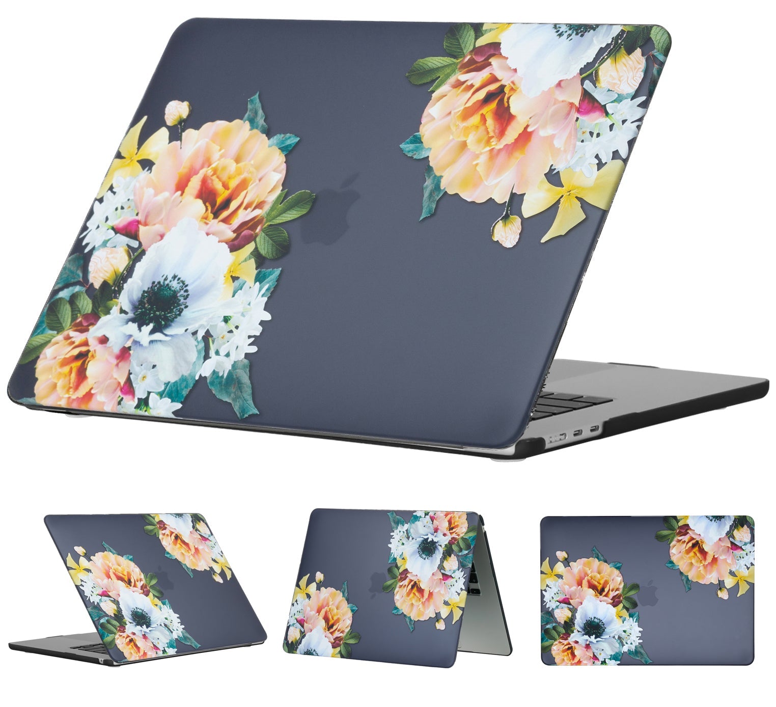 MacBook Air 15" (M2-M5, 2023-2026) Designer Case (Flower)