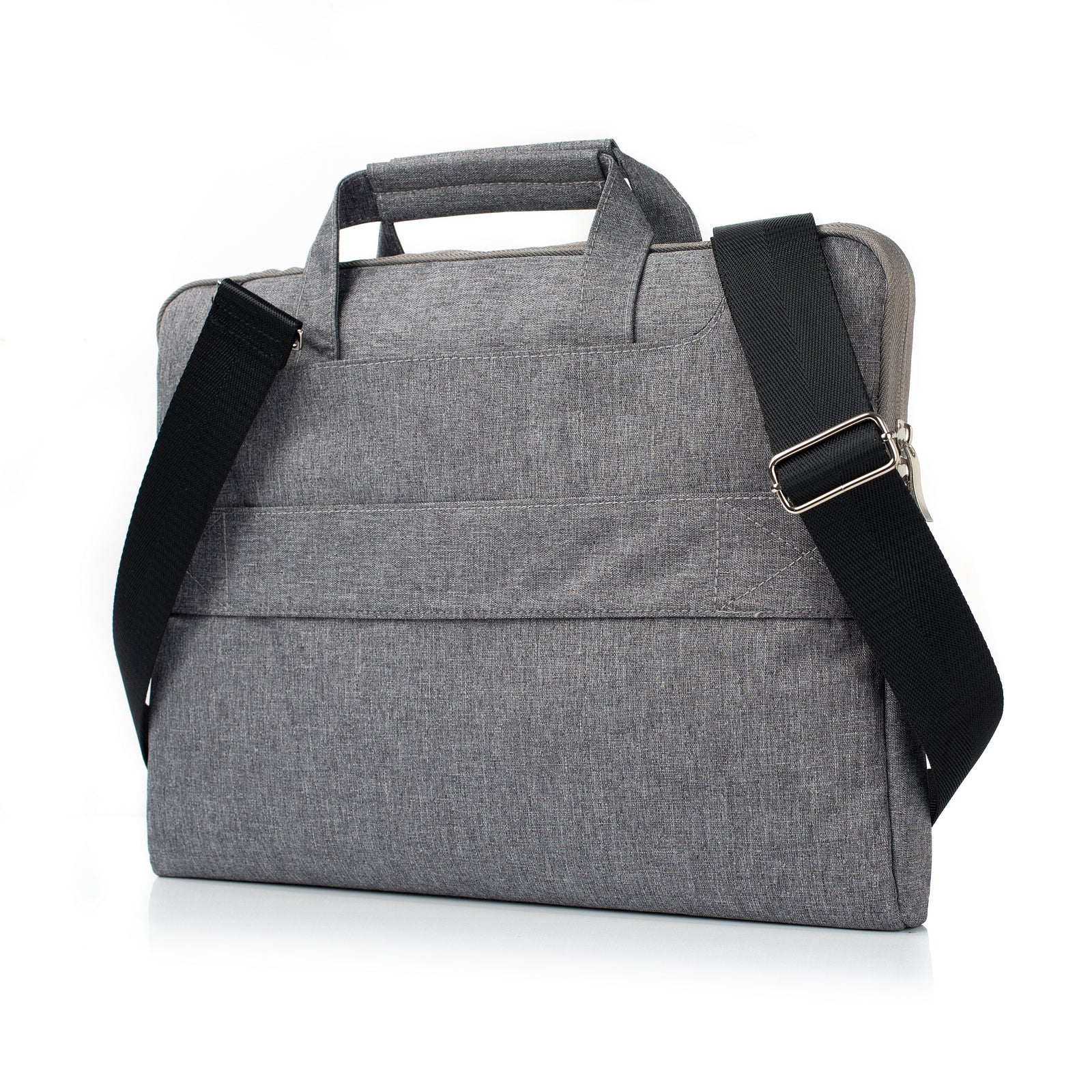 Laptop Shoulder Bag Briefcase Sleeve for 11-12" Laptops - Water Resistant - Grey