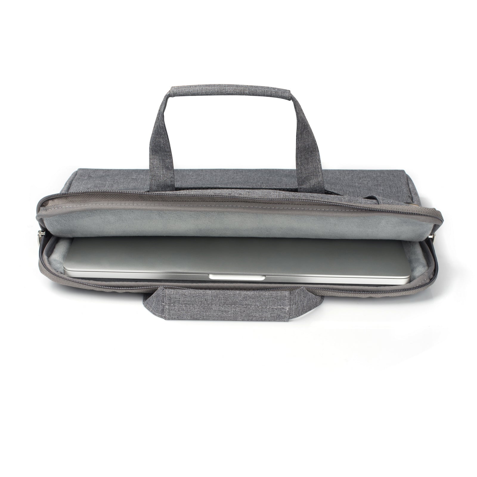 Laptop Shoulder Bag Briefcase Sleeve for 13-14" Laptops - Water Resistant - Grey