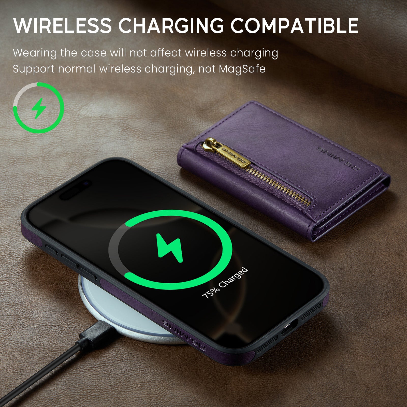 DG.Ming Magnetic Wallet Case for iPhone 16 Pro Max