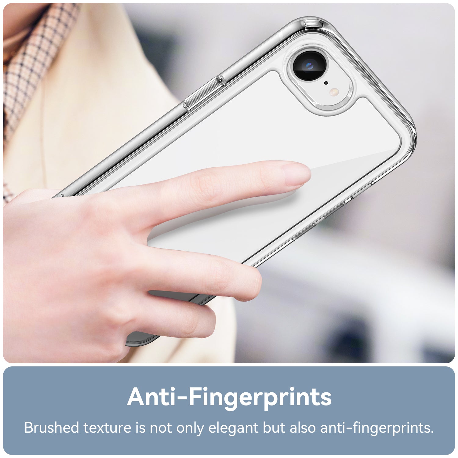 iPhone 16e 17e Soft TPU Bumper Case Clear