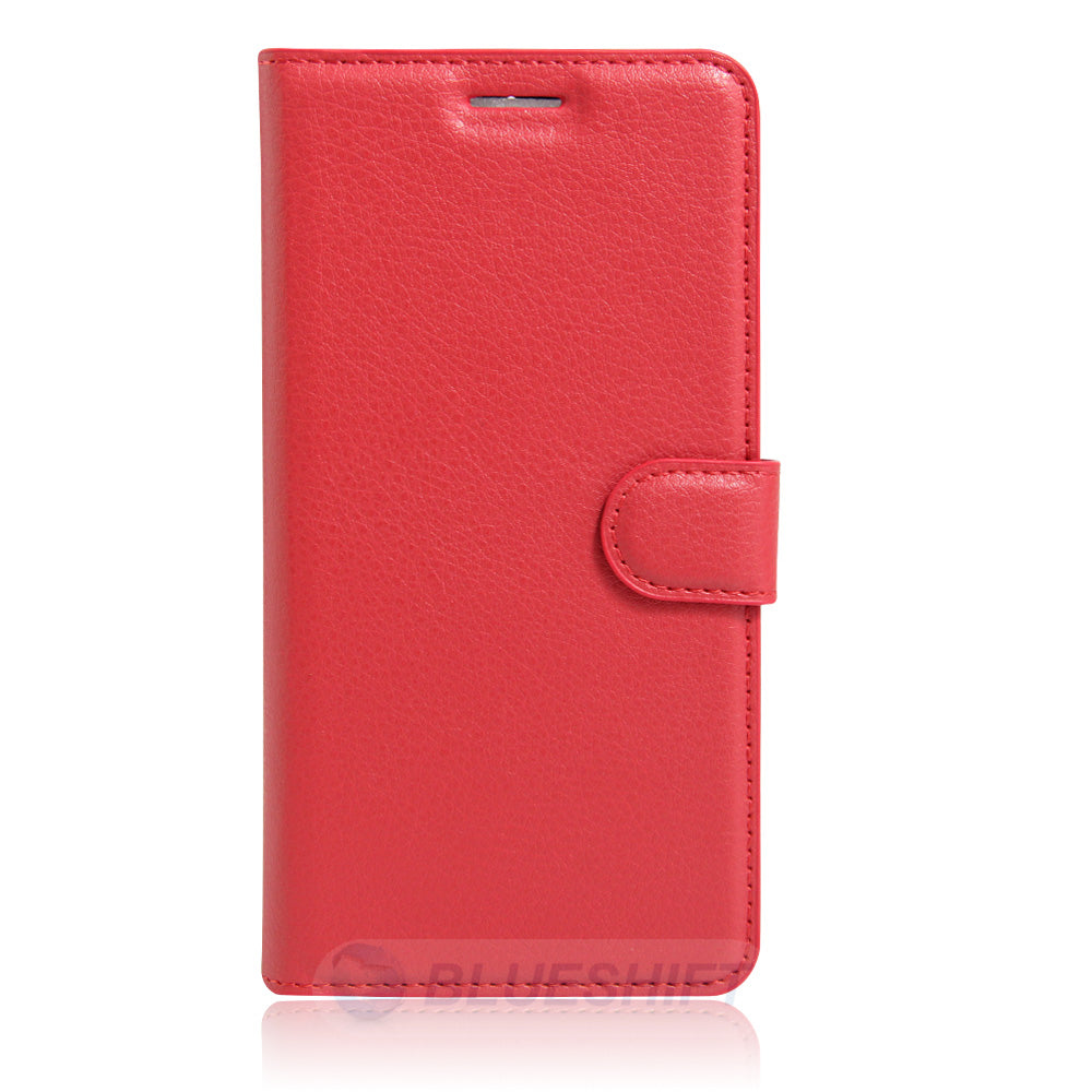 iPhone SE Case (3rd Gen) PU Wallet (Red)