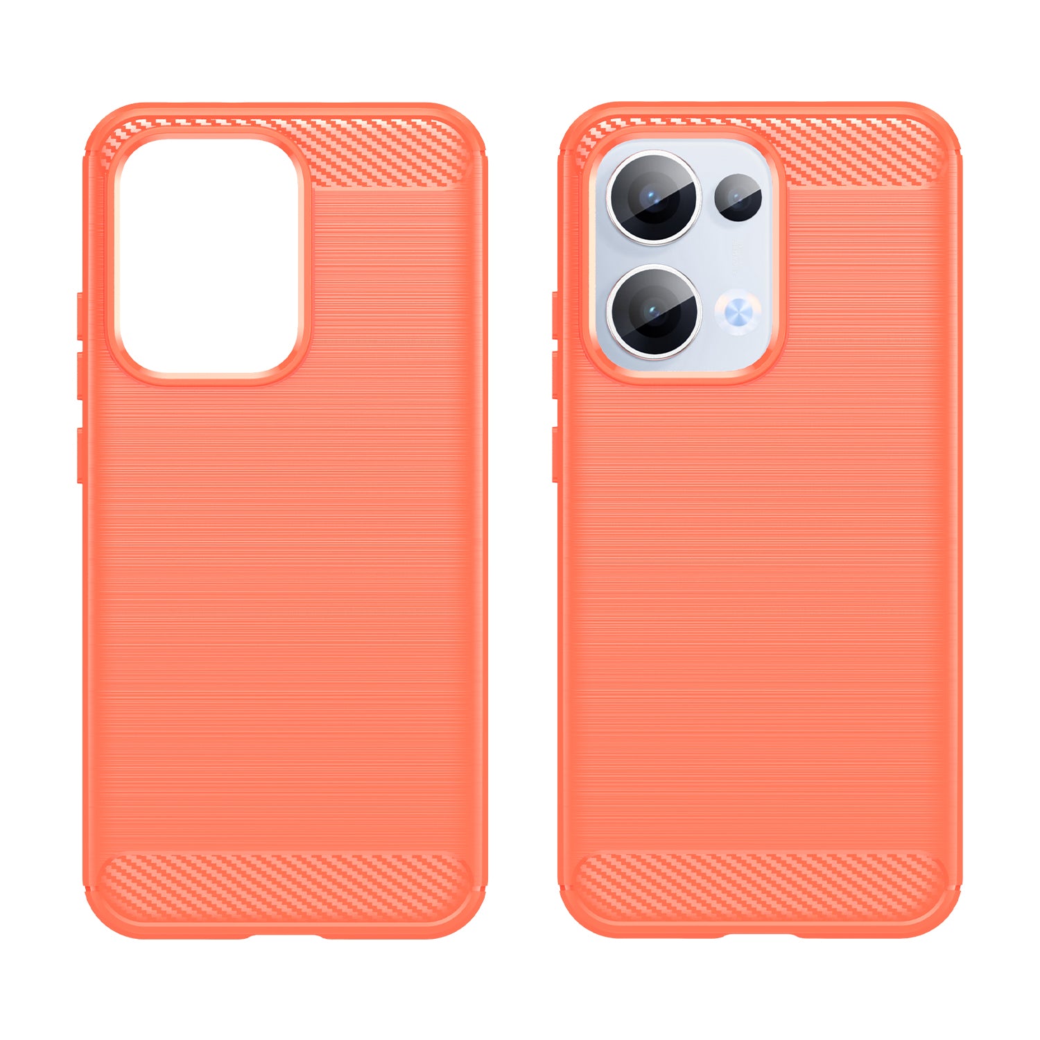 OPPO Reno 13 5G Carbon Fibre TPU Case Slim Shockproof Cover Red