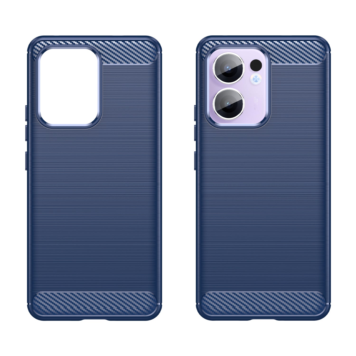 OPPO Reno 13F 5G Carbon Fibre TPU Case Slim Shockproof Cover Navy