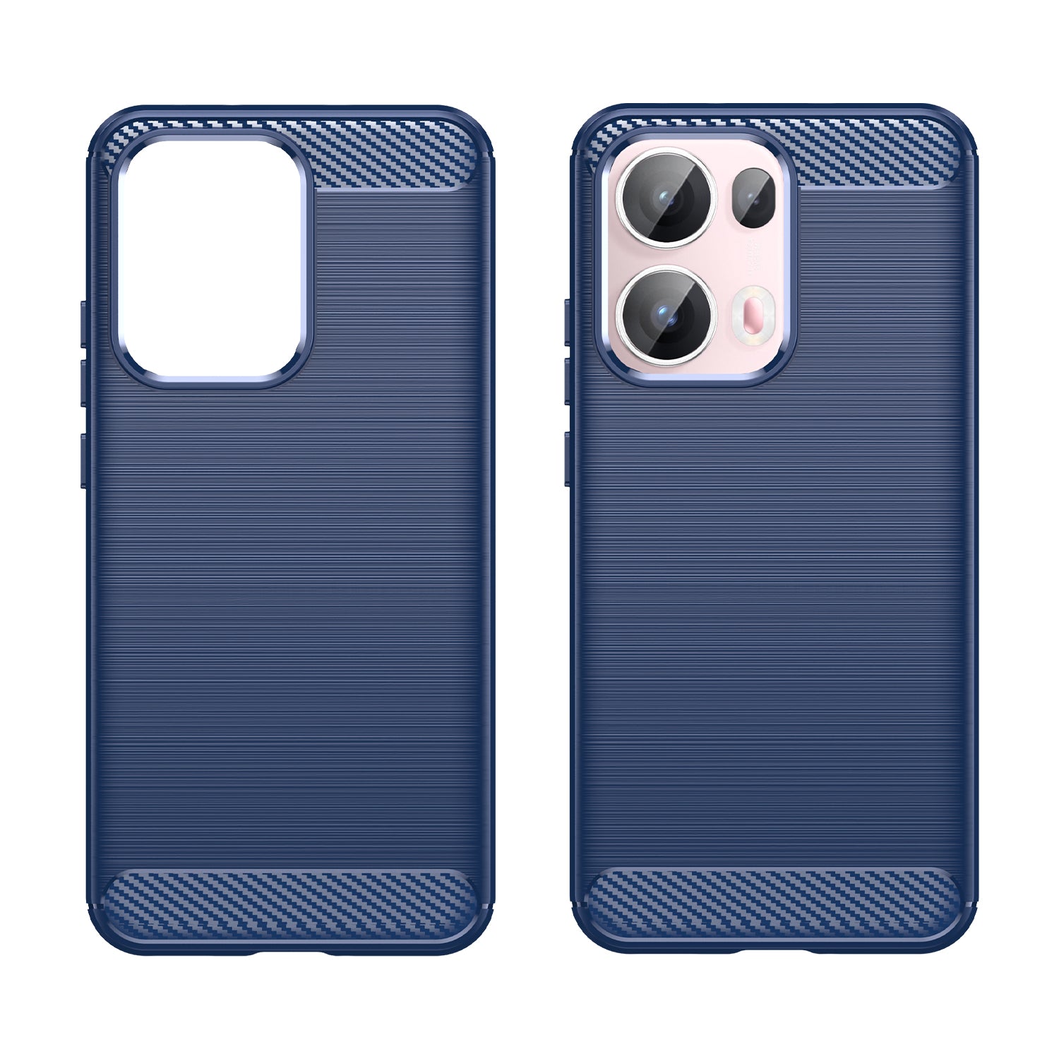 OPPO Reno 13Pro 5G Carbon Fibre TPU Case Slim Shockproof Cover Navy