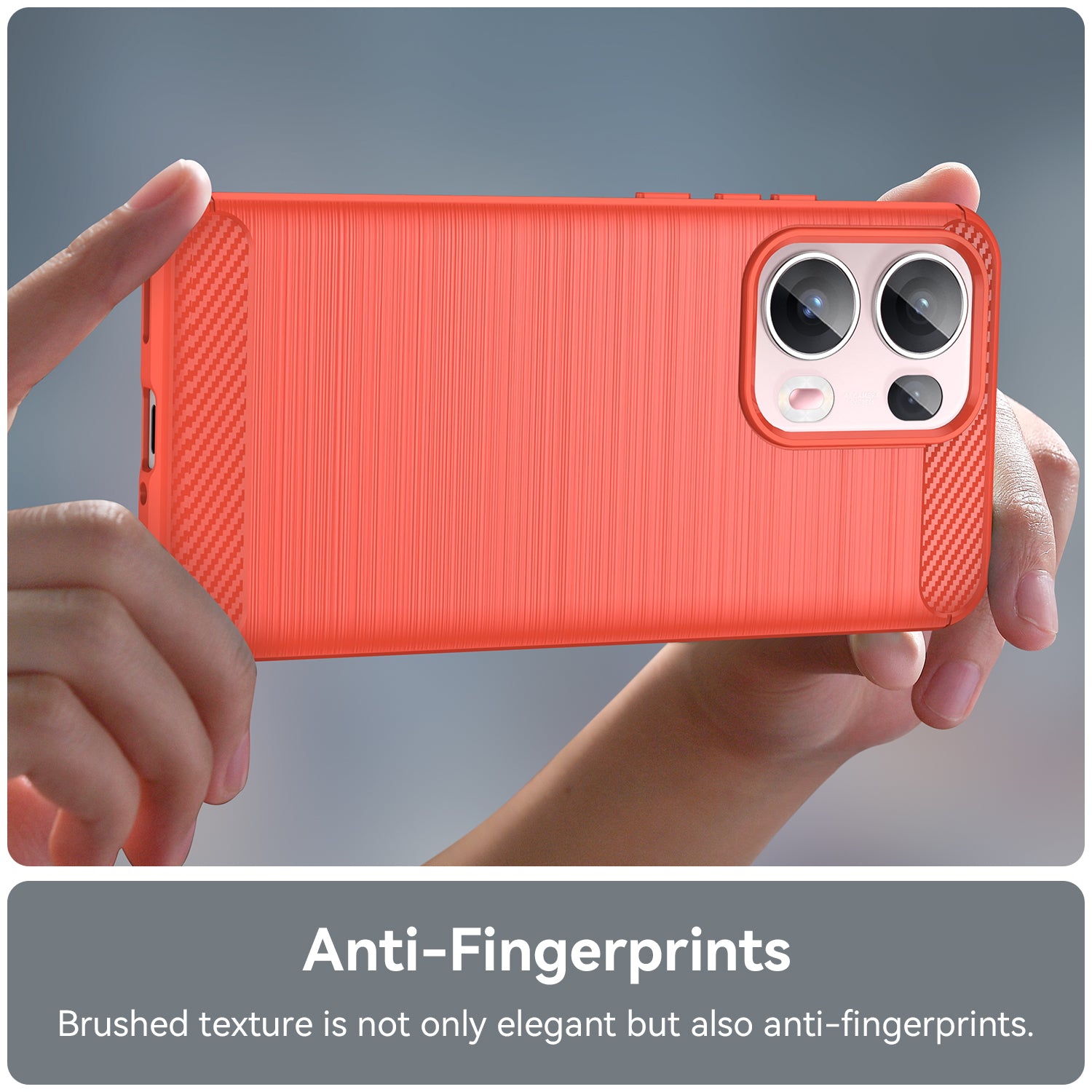 OPPO Reno 13Pro 5G Carbon Fibre TPU Case Slim Shockproof Cover Red