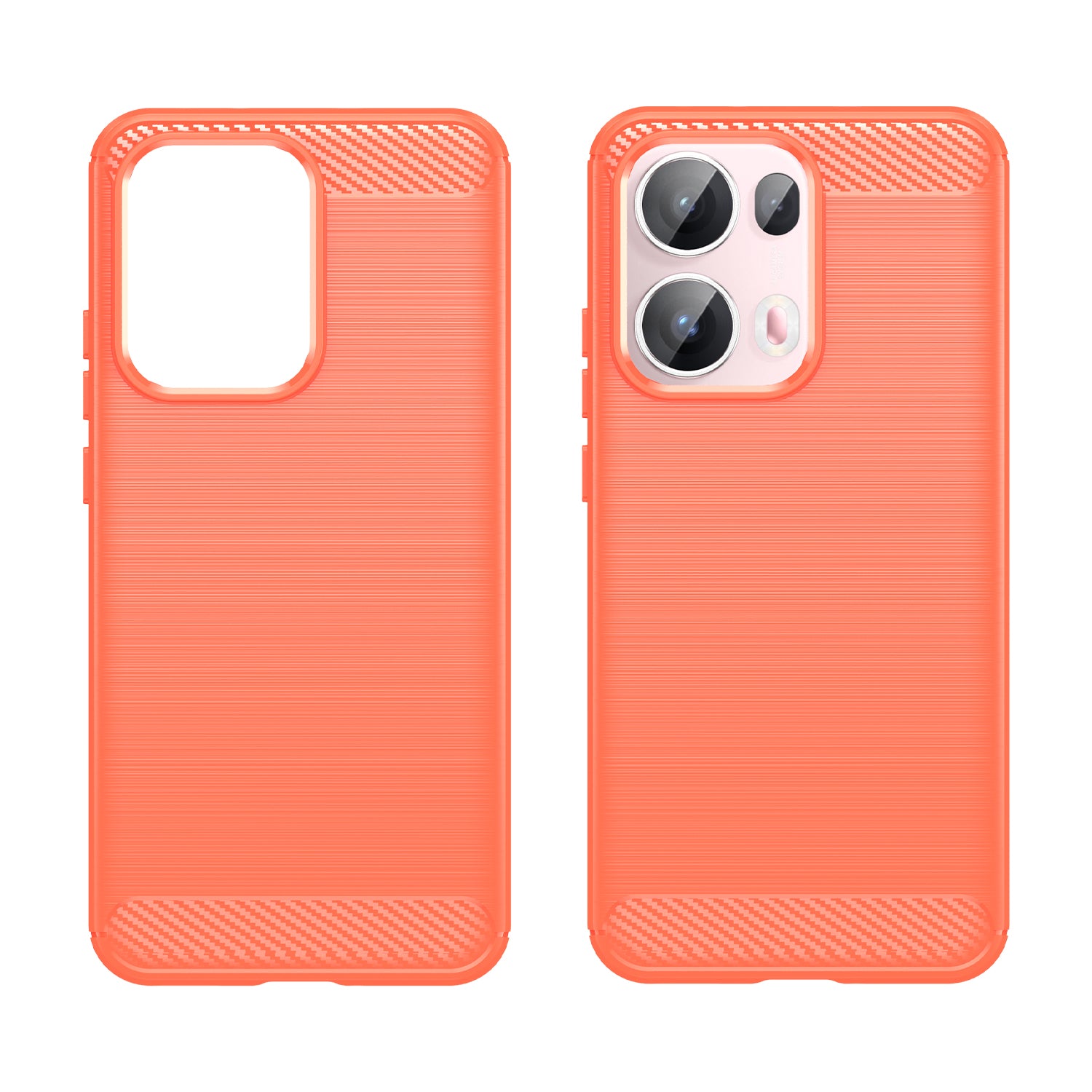 OPPO Reno 13Pro 5G Carbon Fibre TPU Case Slim Shockproof Cover Red
