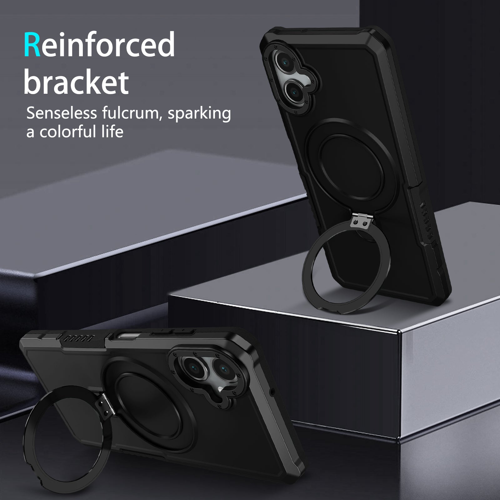 Samsung Galaxy A06 Ring Kickstand Case