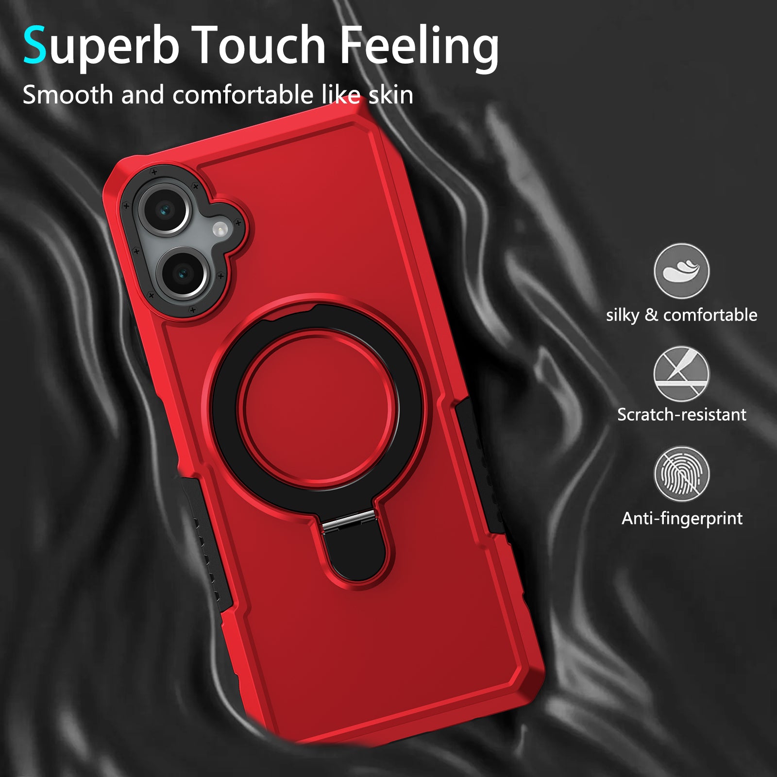 Samsung Galaxy A06 Ring Kickstand Case