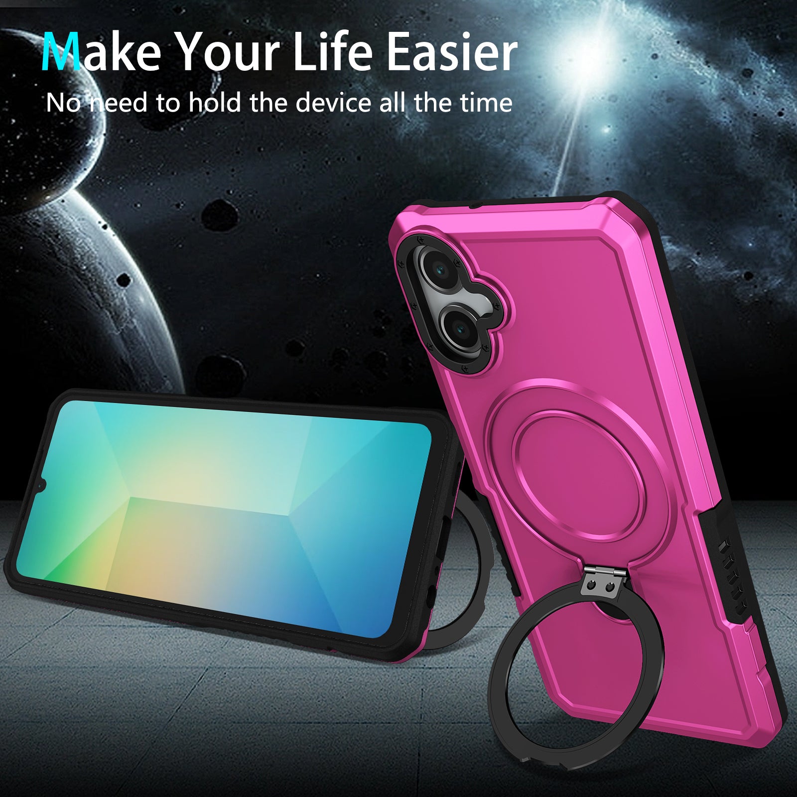 Samsung Galaxy A06 Ring Kickstand Case