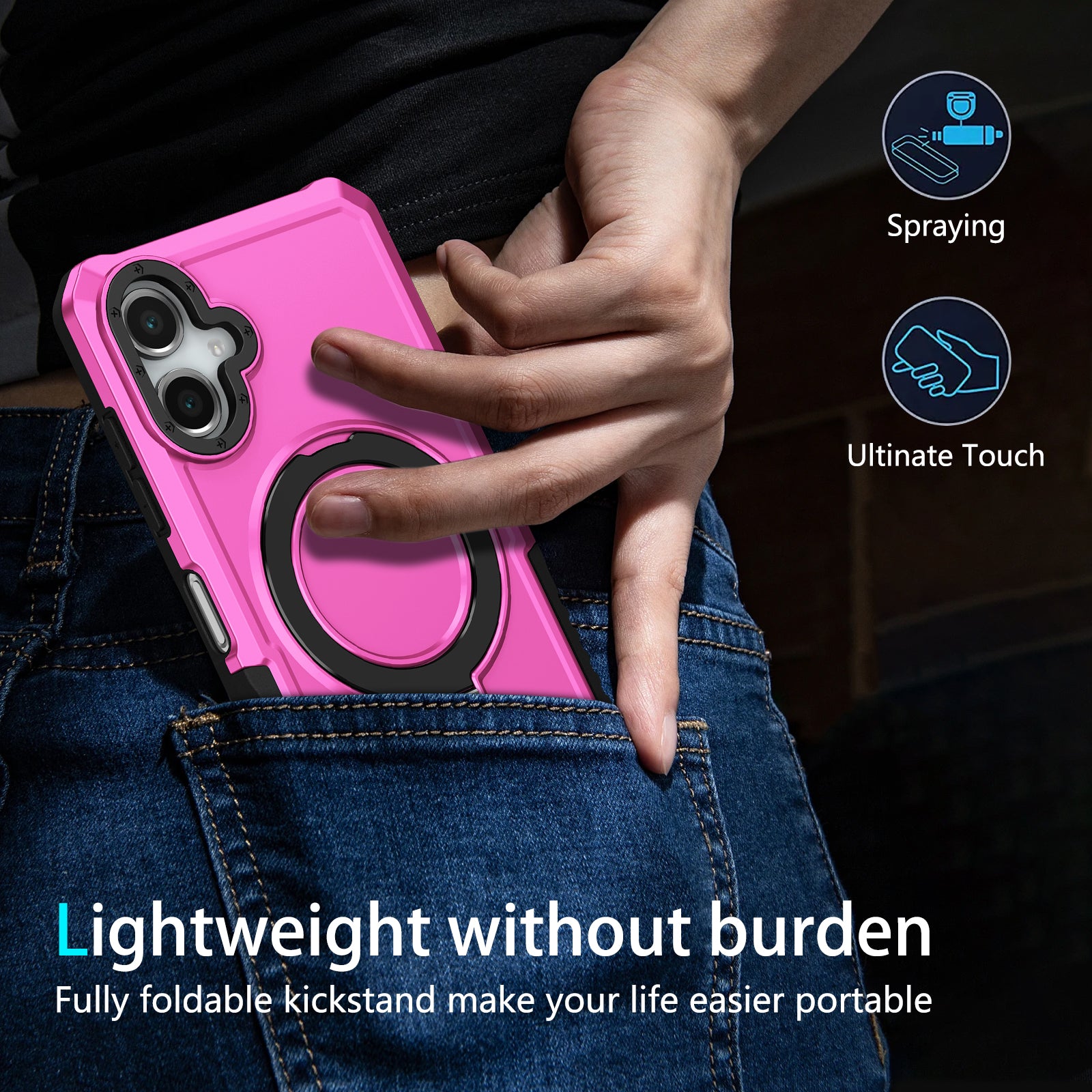 Samsung Galaxy A06 Ring Kickstand Case