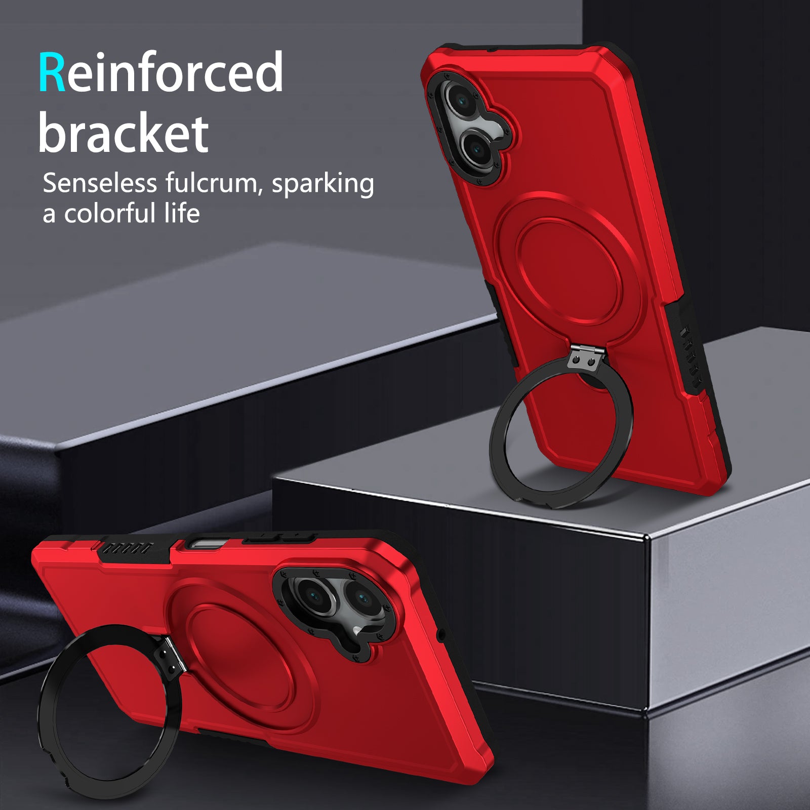 Samsung Galaxy A06 Ring Kickstand Case