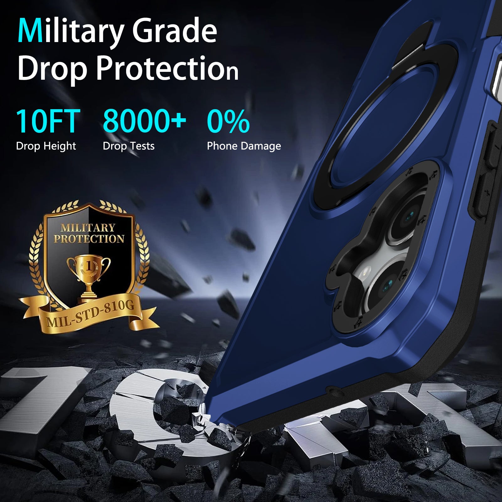 Samsung Galaxy A06 Ring Kickstand Case