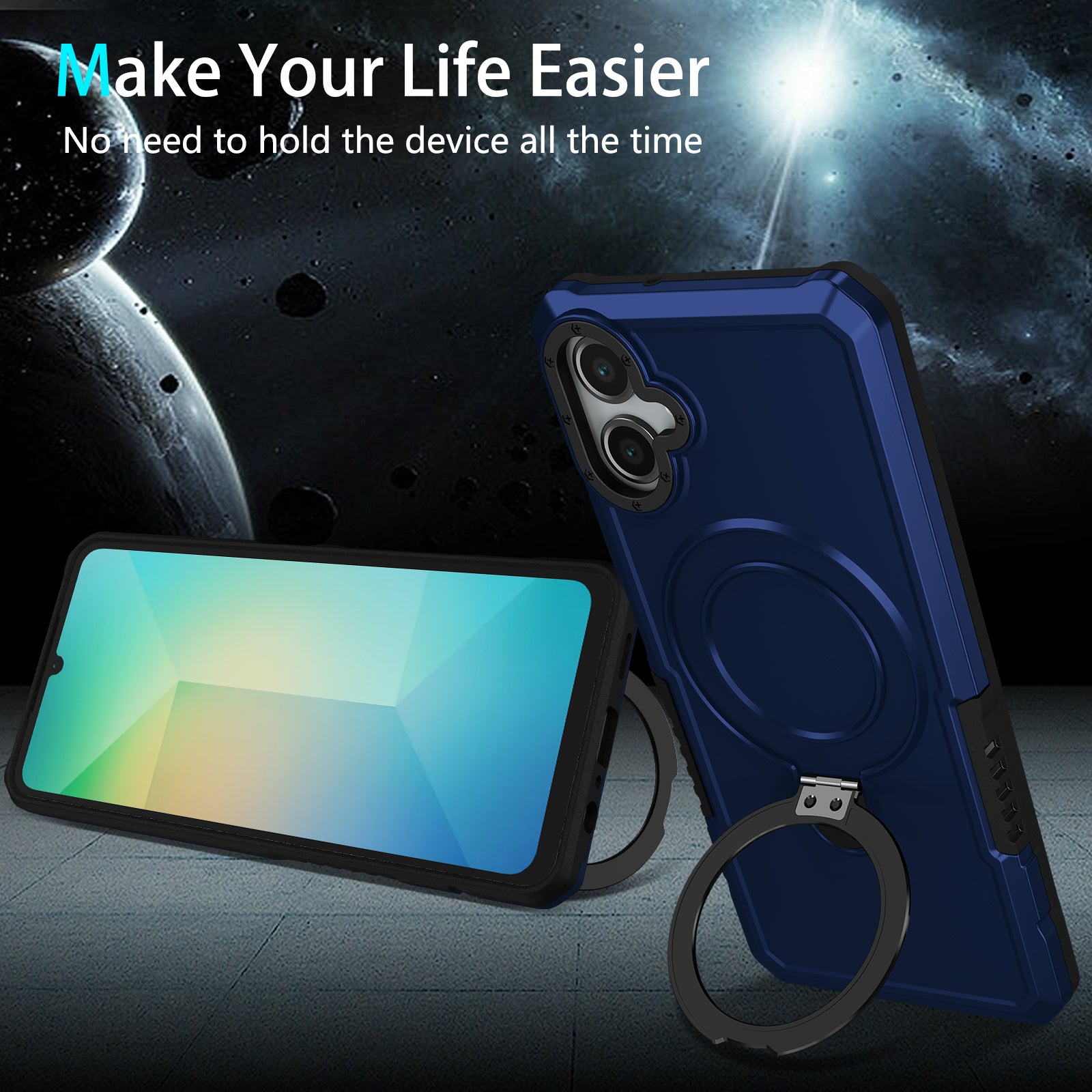 Samsung Galaxy A06 Ring Kickstand Case