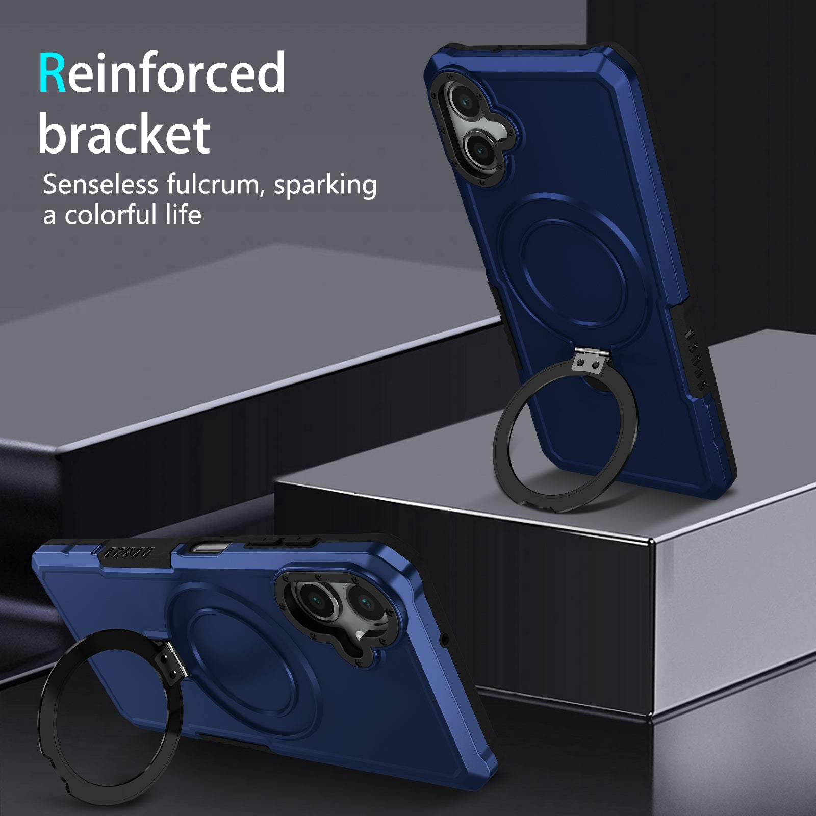 Samsung Galaxy A06 Ring Kickstand Case