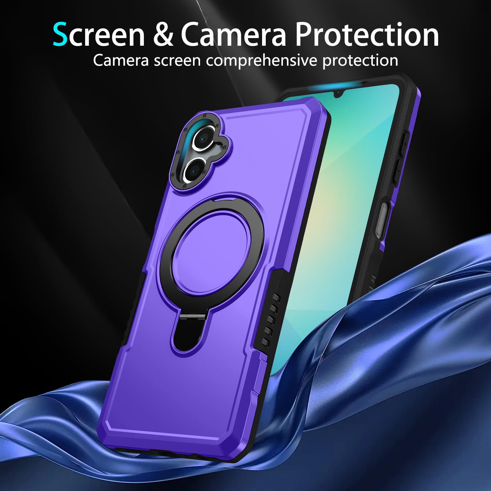 Samsung Galaxy A06 Ring Kickstand Case