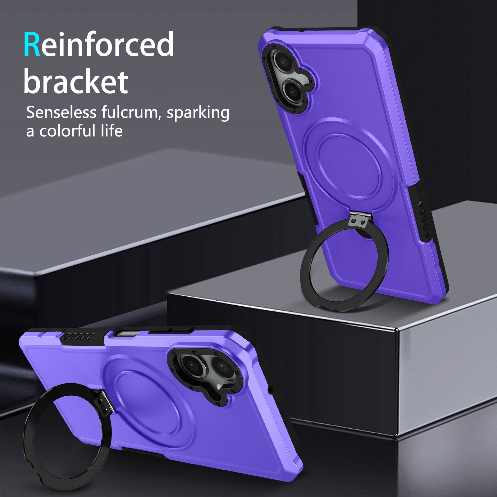 Samsung Galaxy A06 Ring Kickstand Case