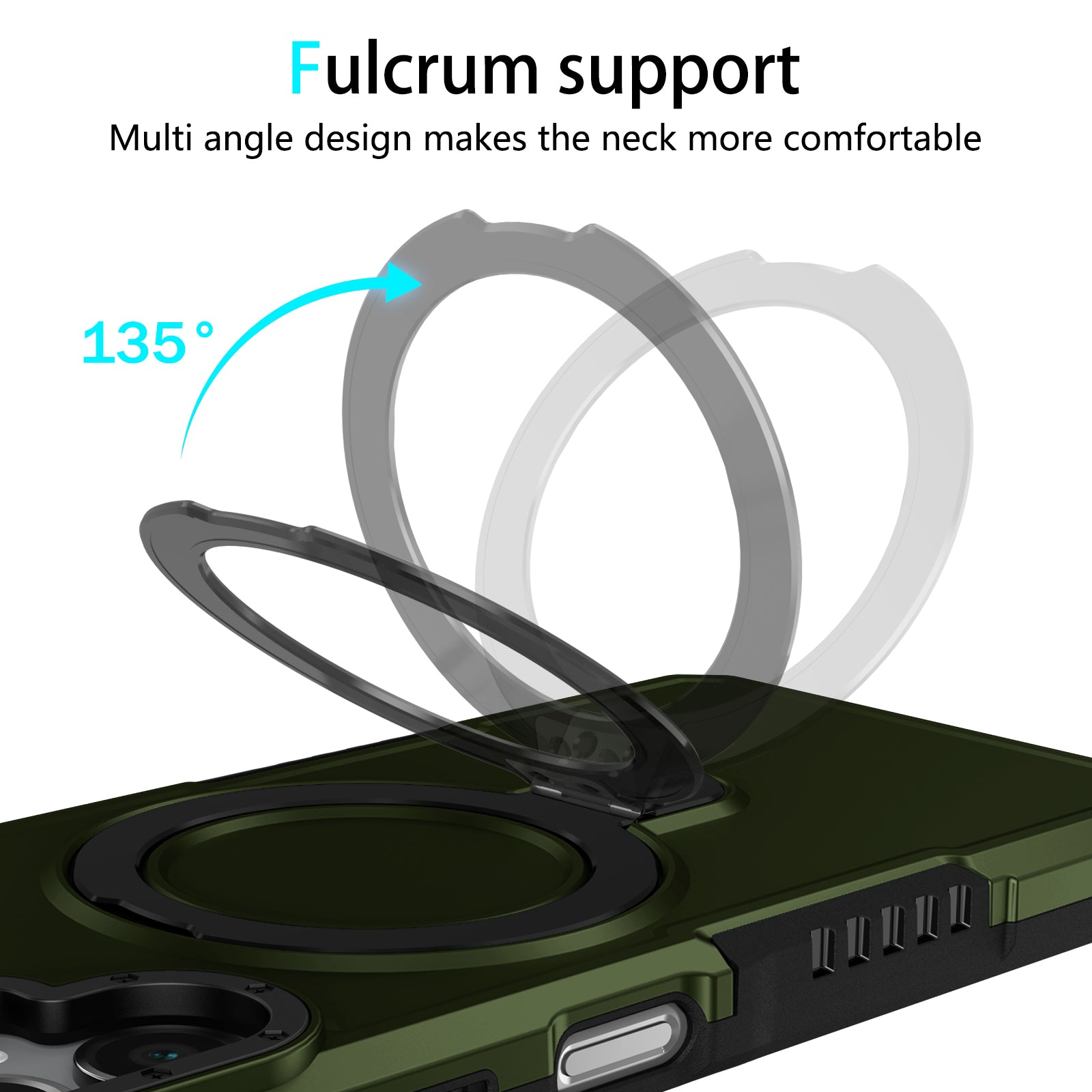 Samsung Galaxy A06 Ring Kickstand Case