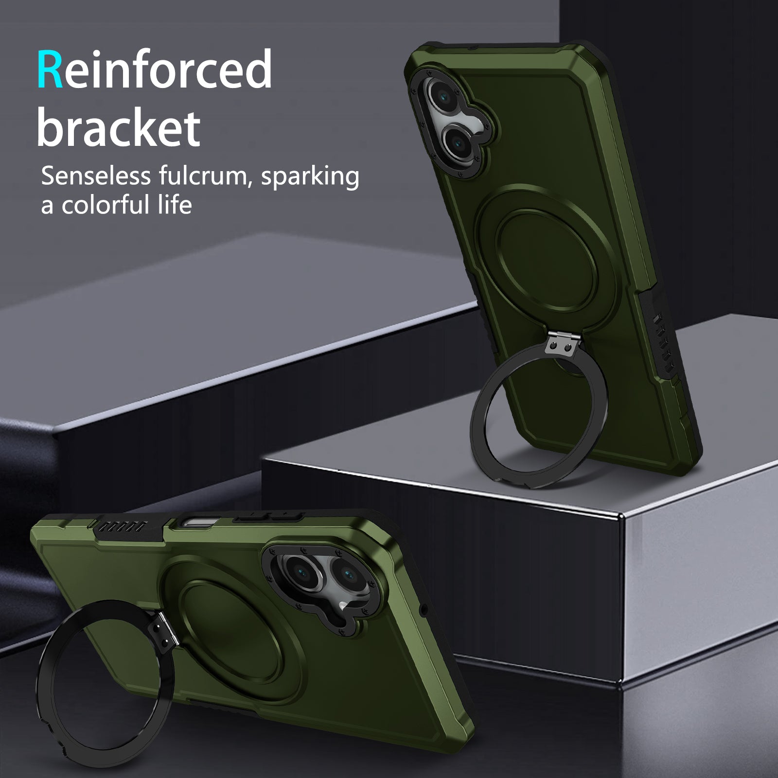 Samsung Galaxy A06 Ring Kickstand Case