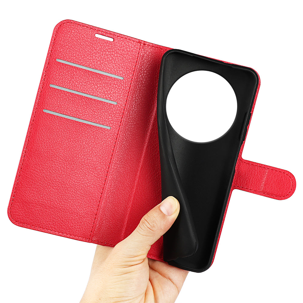 Xiaomi Redmi 14C PU Wallet Case (Red)