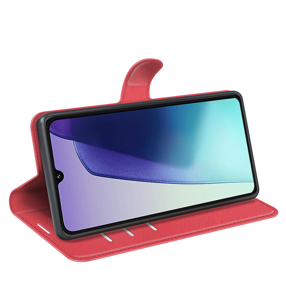 Xiaomi Redmi 14C PU Wallet Case (Red)