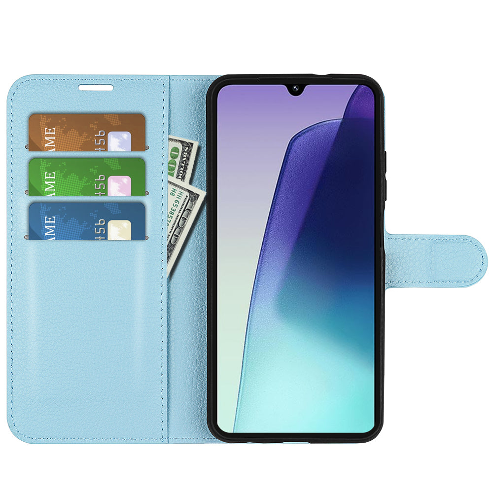 Xiaomi Redmi 14C PU Wallet Case (LightBlue)