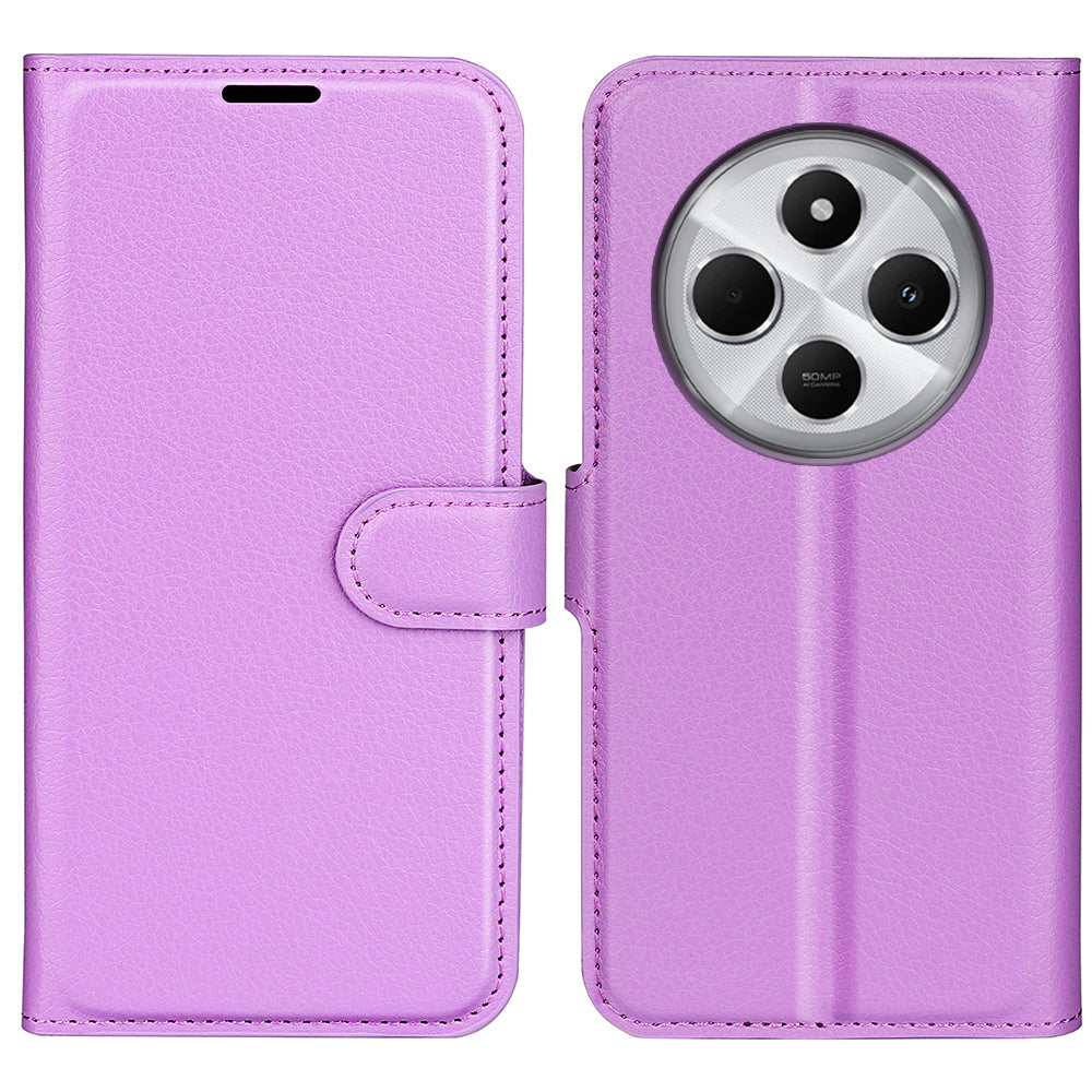 Xiaomi Redmi 14C PU Wallet Case (Purple)