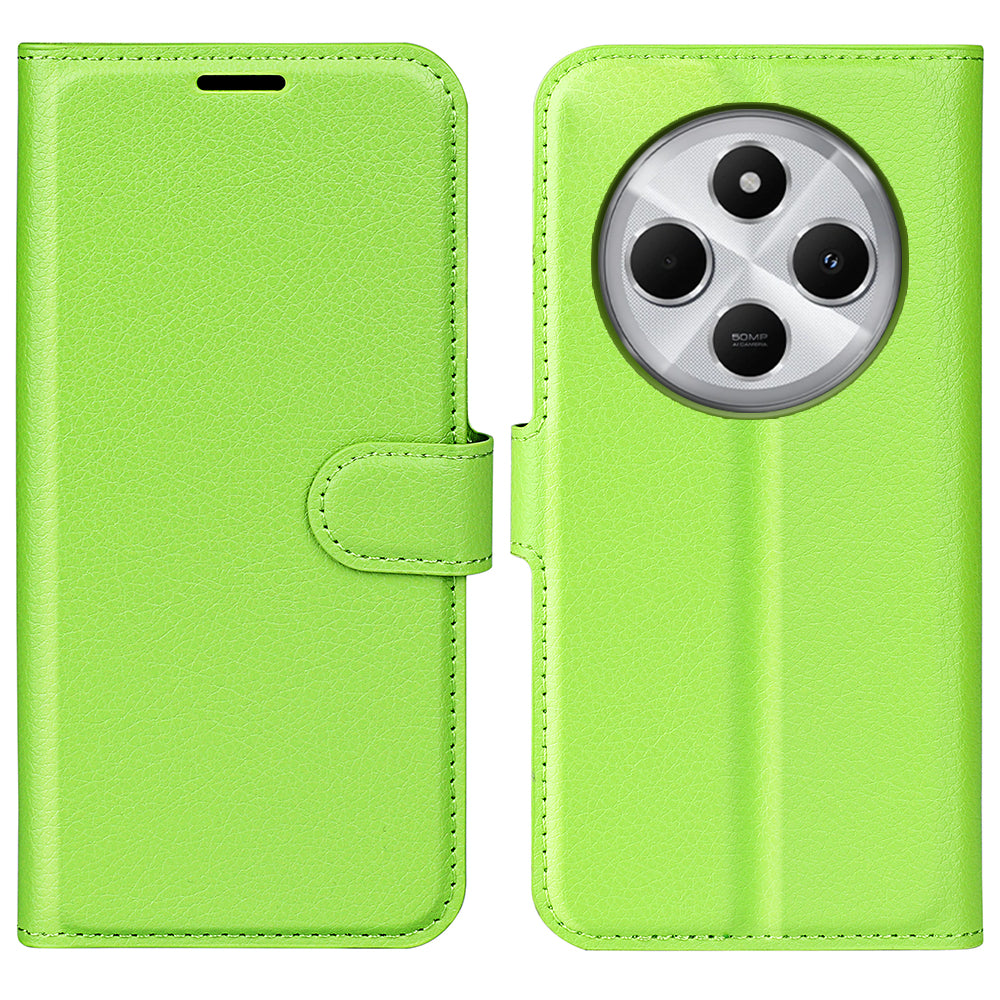Xiaomi Redmi 14C PU Wallet Case (Green)