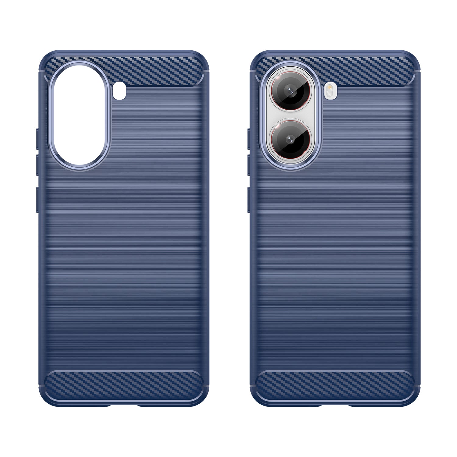 Xiaomi Poco X7 Pro Carbon Fibre TPU Case Slim Shockproof Cover Navy