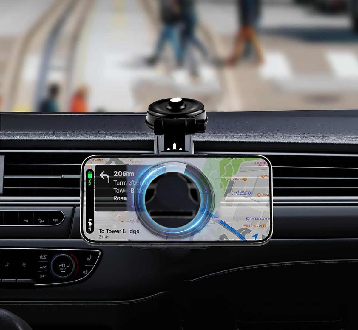 Mobile Phone Stick-on Dashboard Car Holder (MagSafe Compatible)