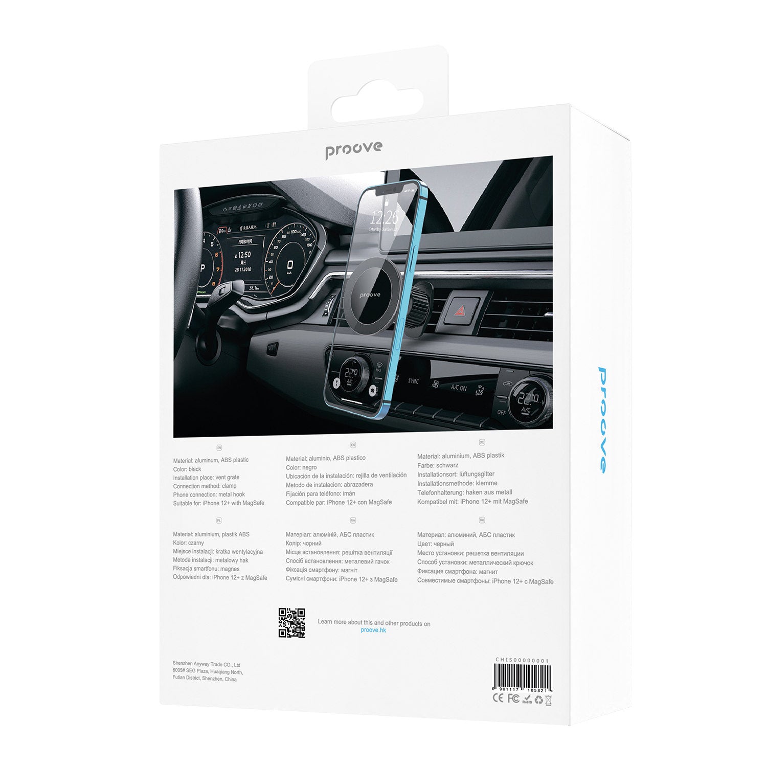 Proove Ironside MagSafe Air Vent Car Holder