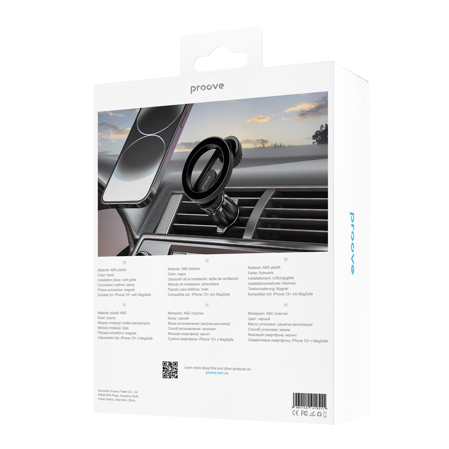 Proove Stealth MagSafe Air Vent Car Holder
