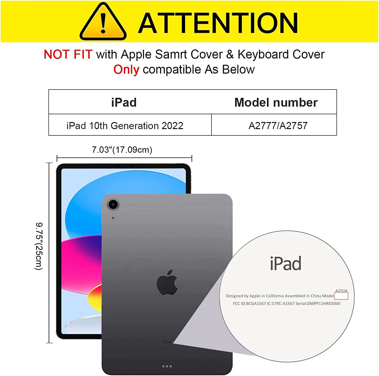 iPad 11 (A16, 2025) Soft Gel Case