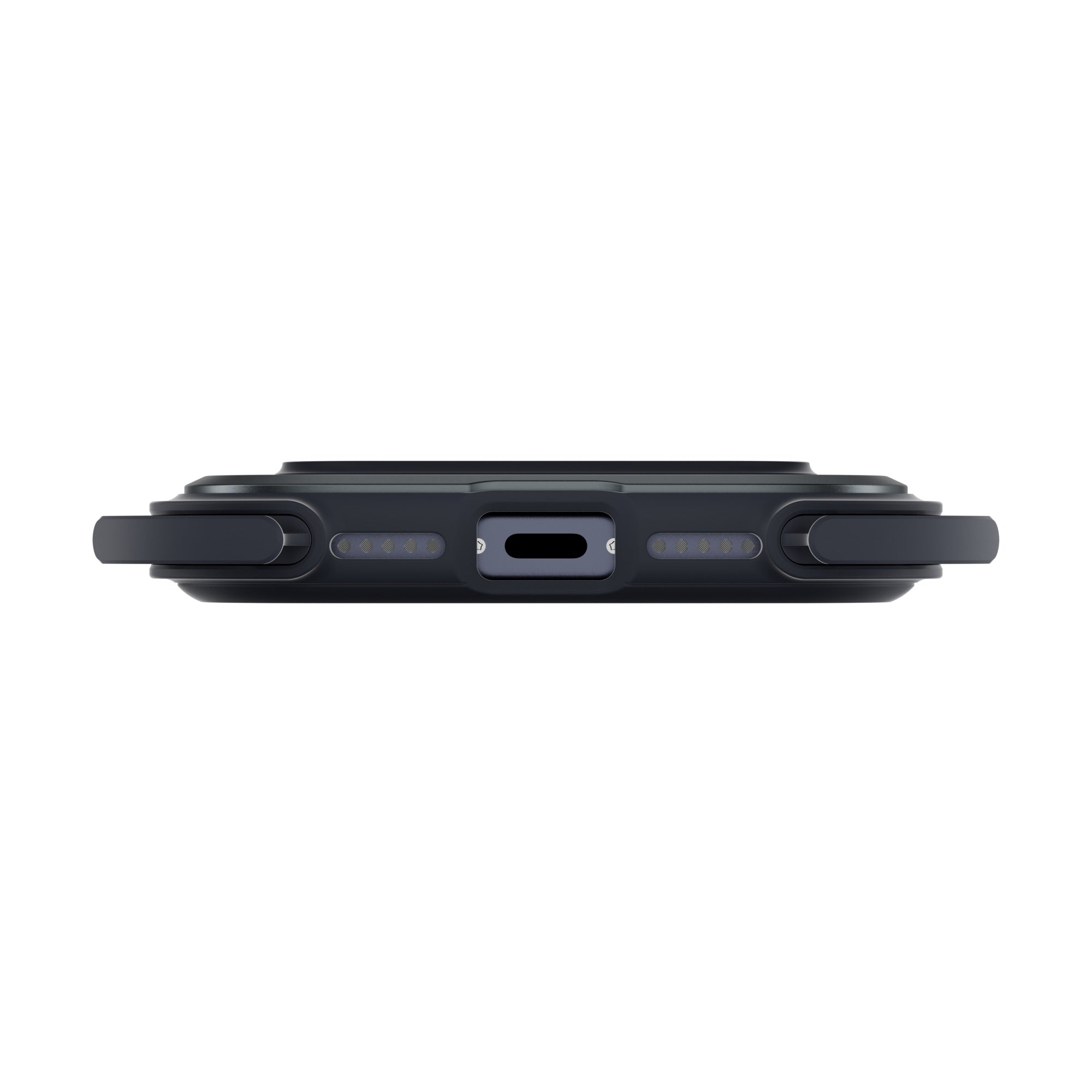 MAGEASY Odyssey Ultra M 360 Stand with Lanyard MagSafe Rugged Case - iPhone 17 Pro - Midnight/Black
