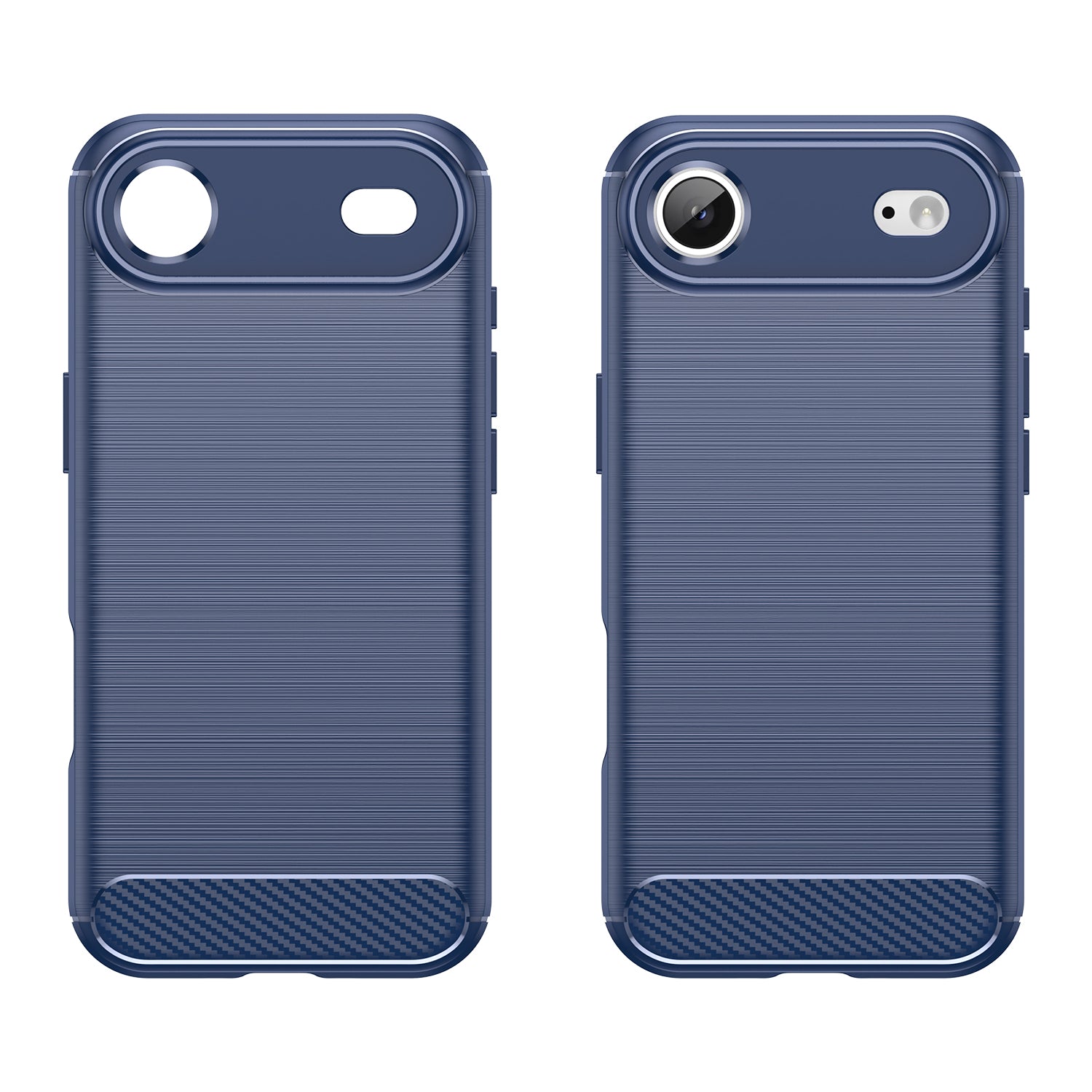 iPhone Air Carbon Fibre TPU Case Slim Shockproof Cover Navy