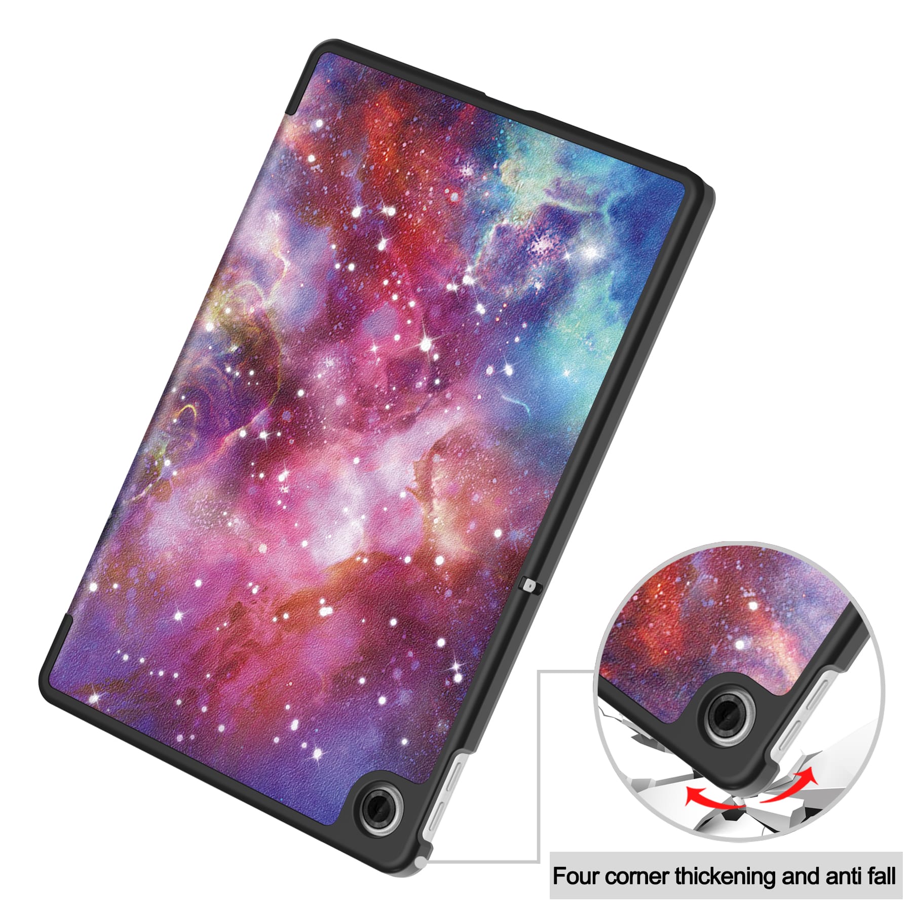 Lenovo Tab 10.1" 2025 TB311 Designer Tri-Fold Case (Galaxy)