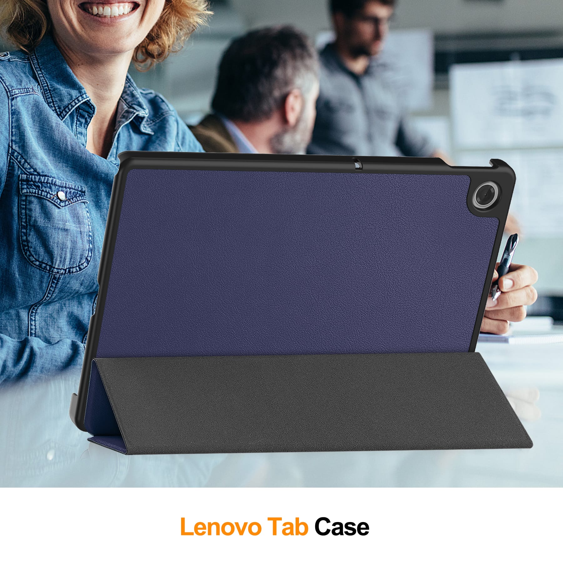 Lenovo Tab 10.1" 2025 TB311 KST Tri-Fold Case (Navy)