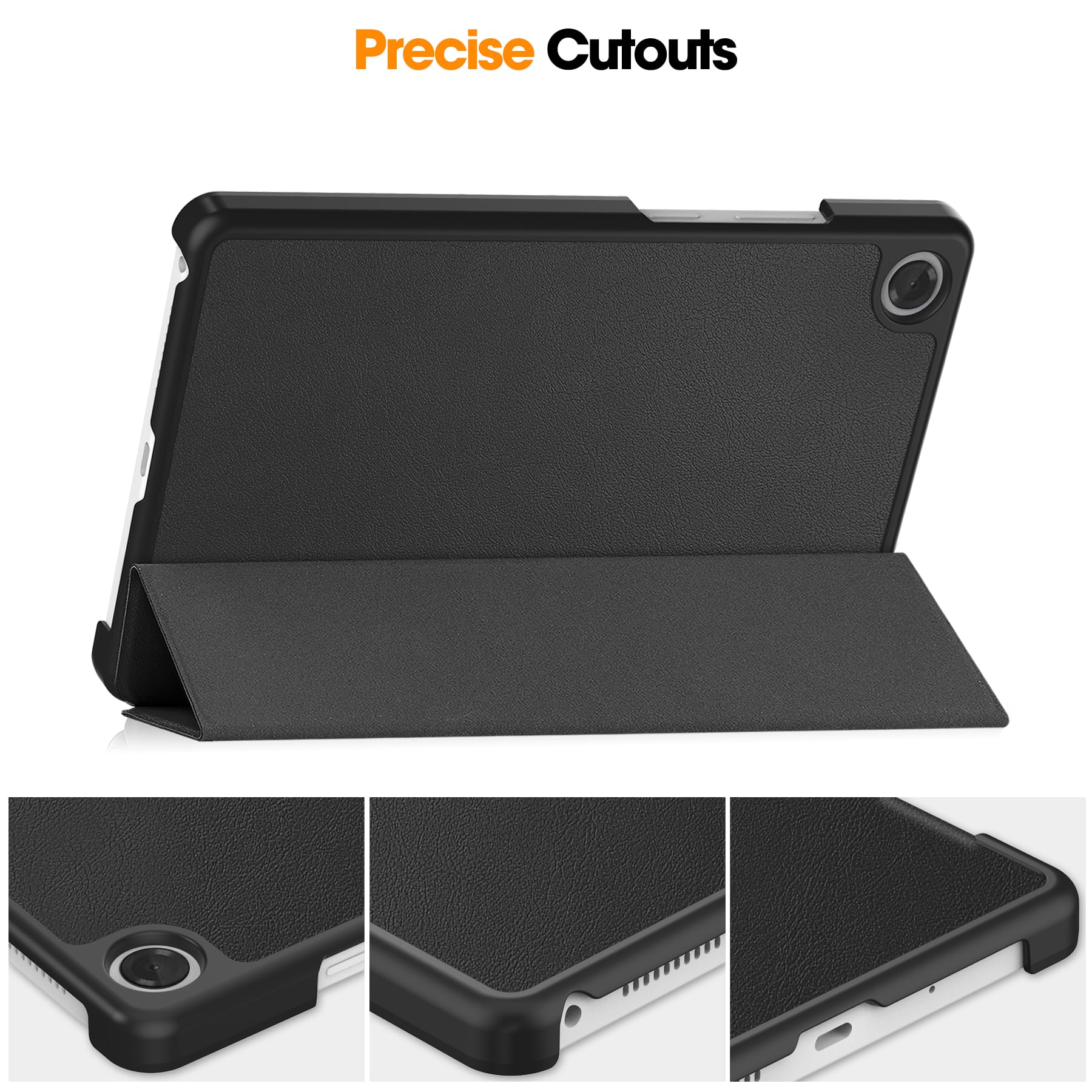 Lenovo Tab One 8.7" TB305 KST Tri-Fold Case (Black)