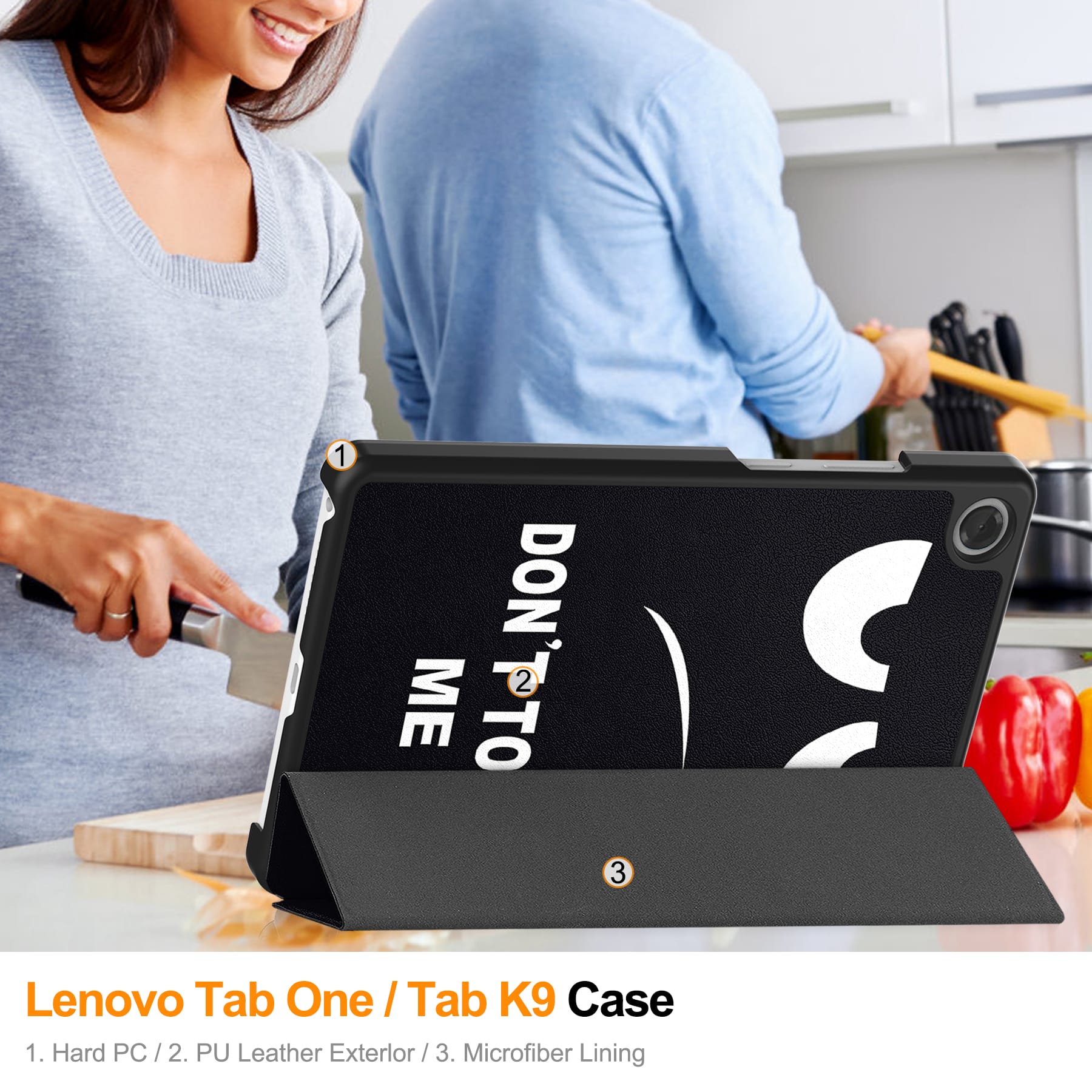 Lenovo Tab One 8.7" TB305 Designer Tri-Fold Case (NoTouch)