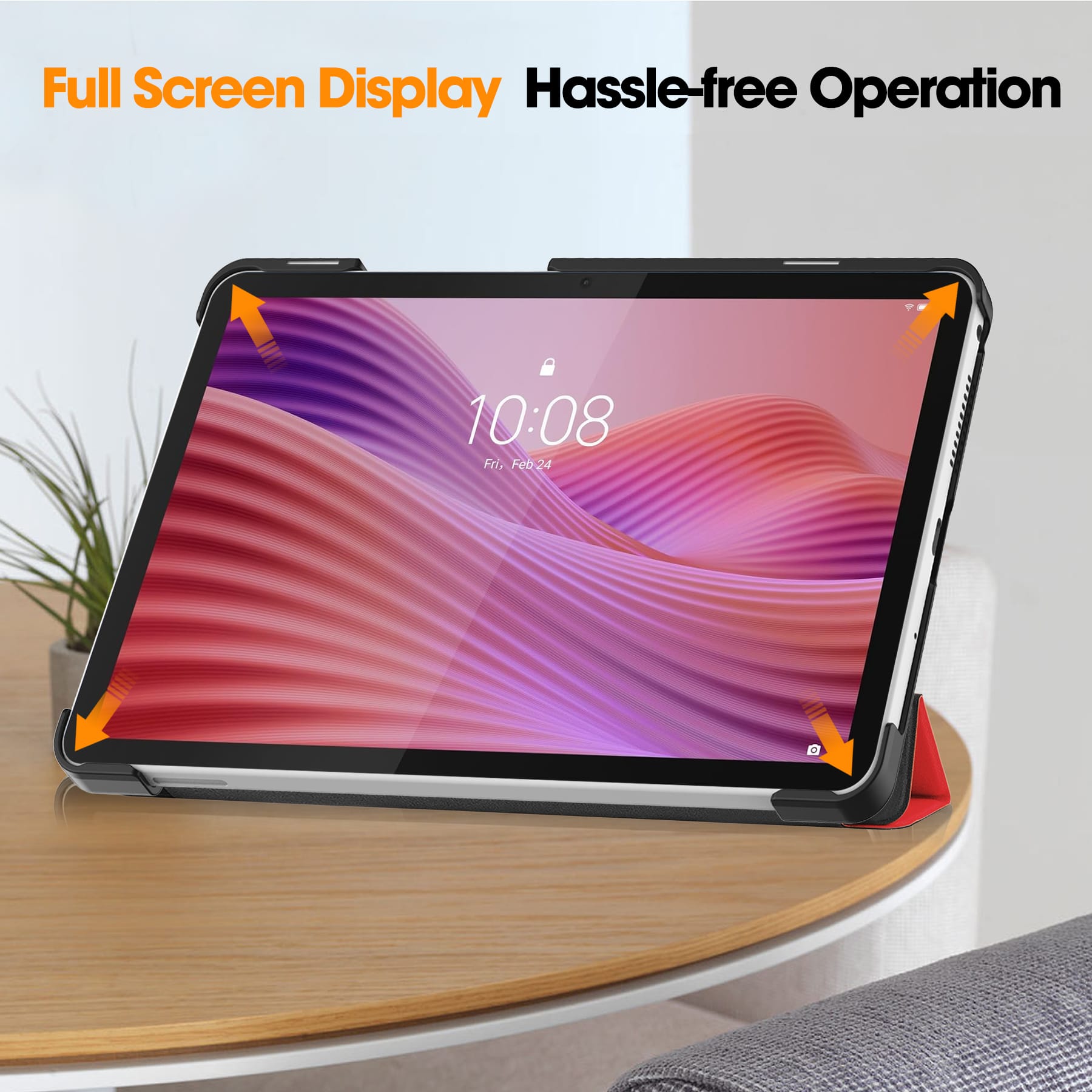 Lenovo Tab One 8.7" TB305 KST Tri-Fold Case (Red)