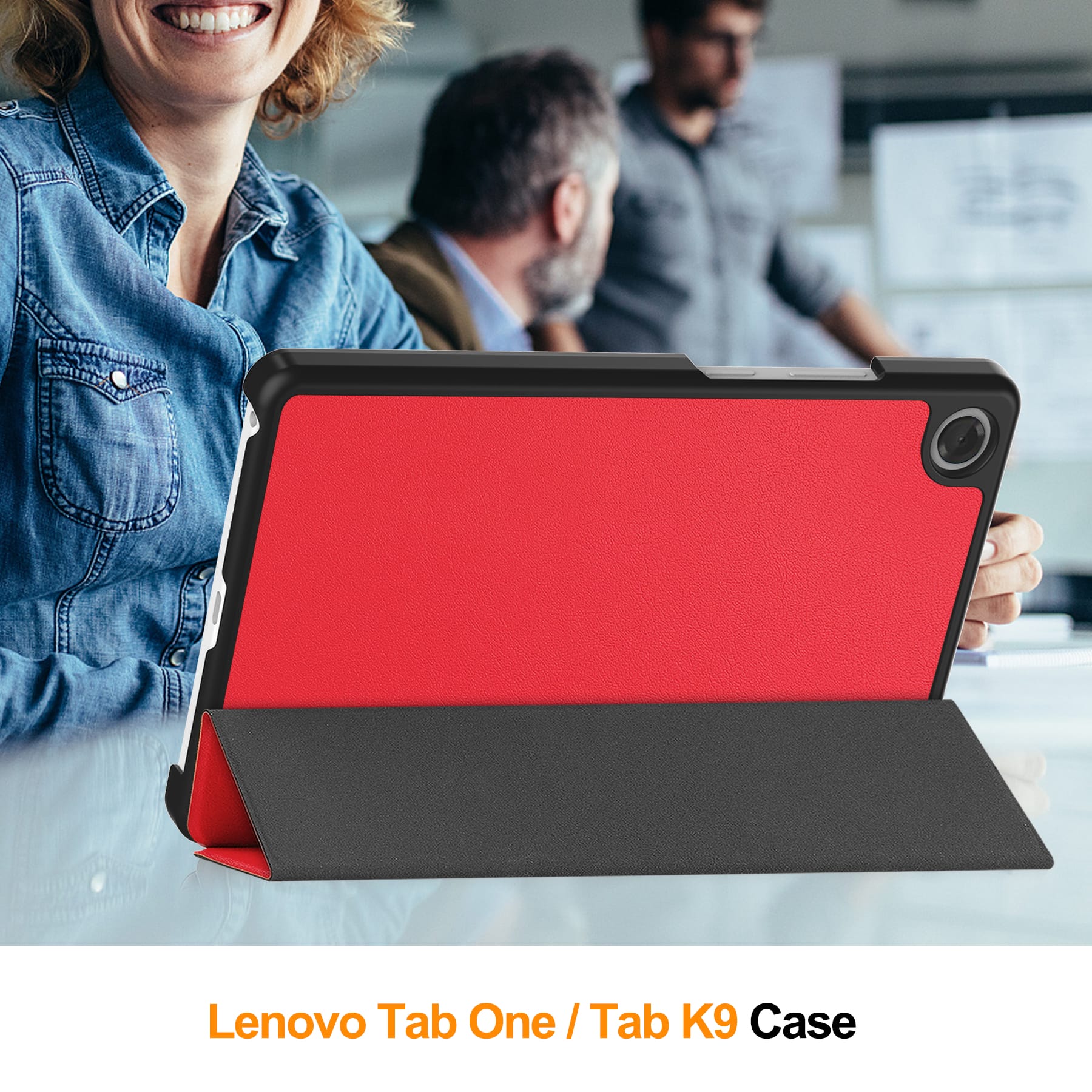 Lenovo Tab One 8.7" TB305 KST Tri-Fold Case (Red)