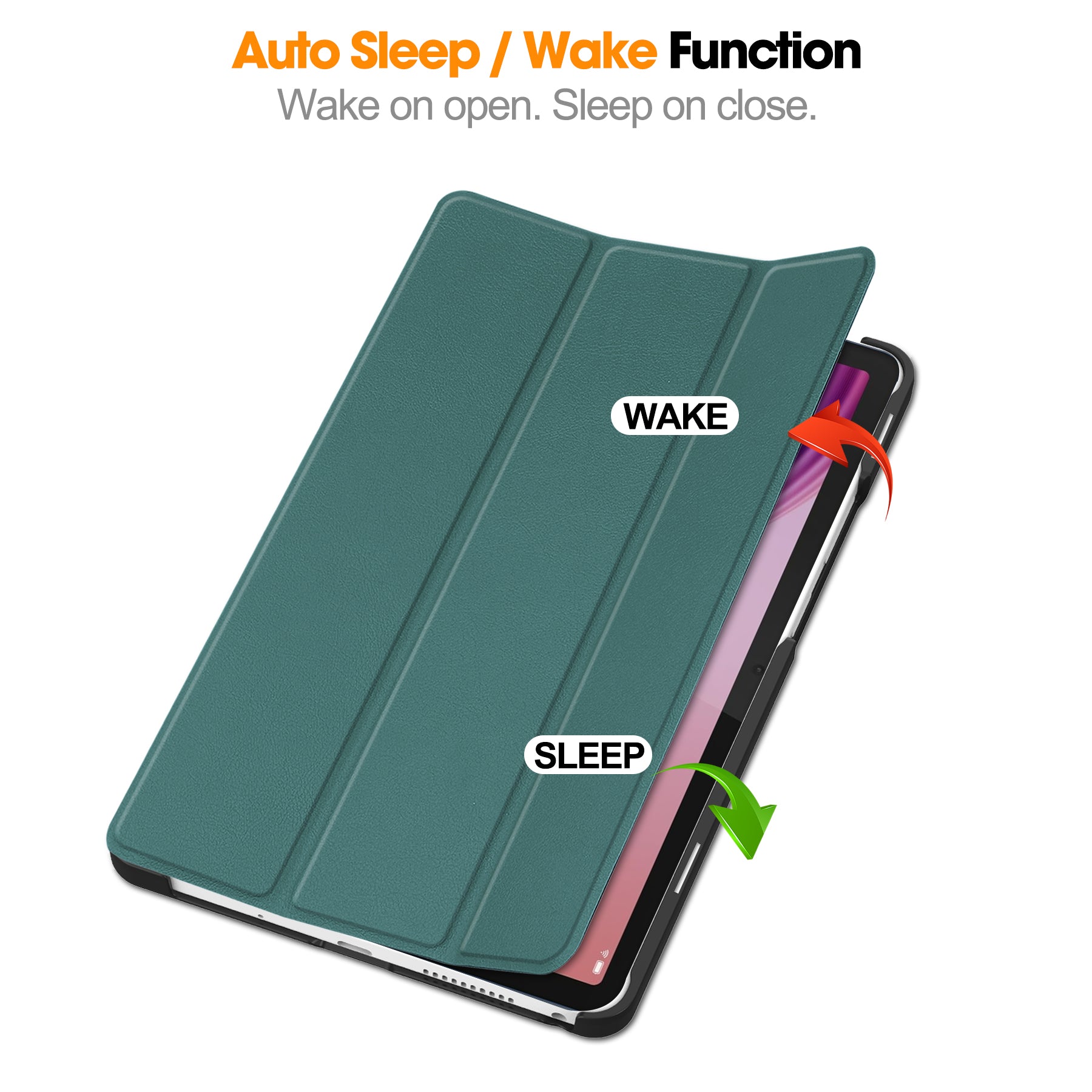 Lenovo Tab One 8.7" TB305 KST Tri-Fold Case (Teal)