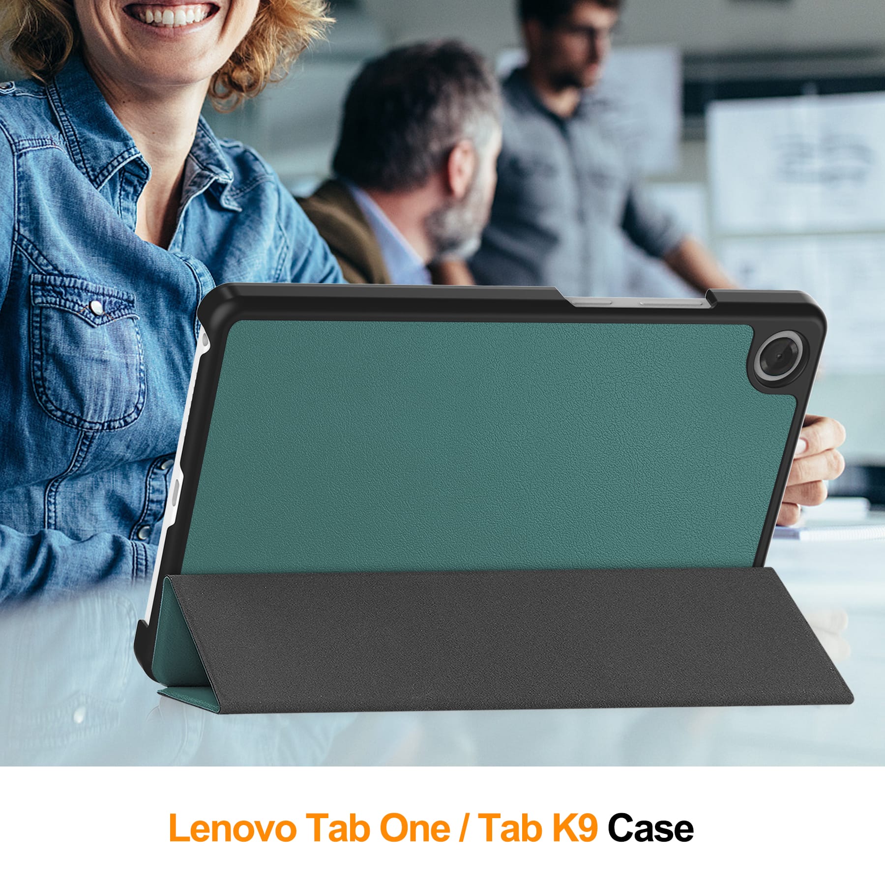 Lenovo Tab One 8.7" TB305 KST Tri-Fold Case (Teal)
