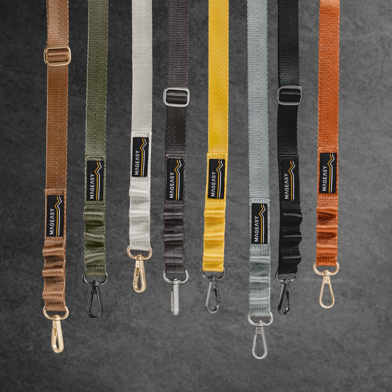 Mageasy 20mm Universal Crossbody Phone Strap with Strap Card – Black