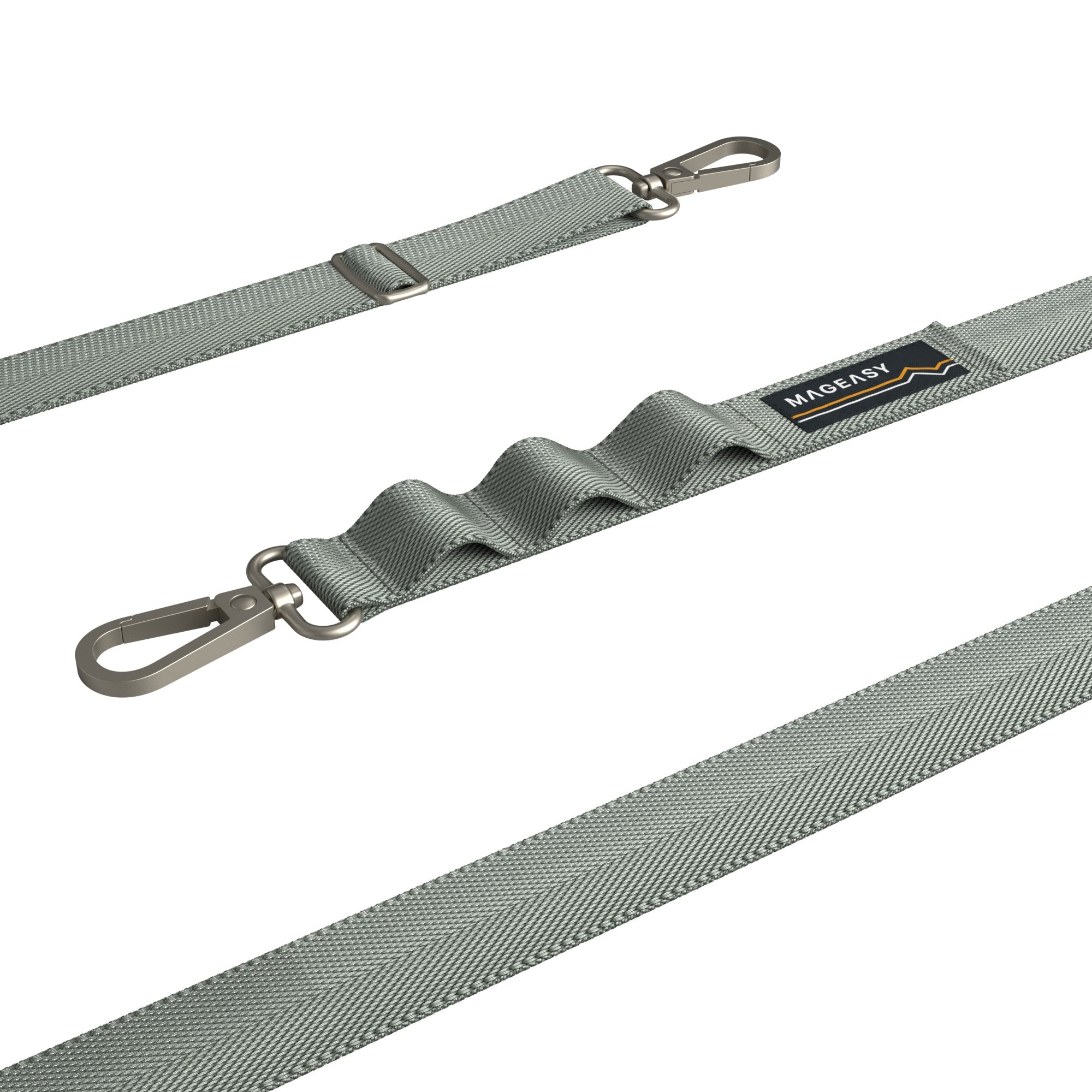 Mageasy 20mm Universal Crossbody Phone Strap with Strap Card – Misty Blue