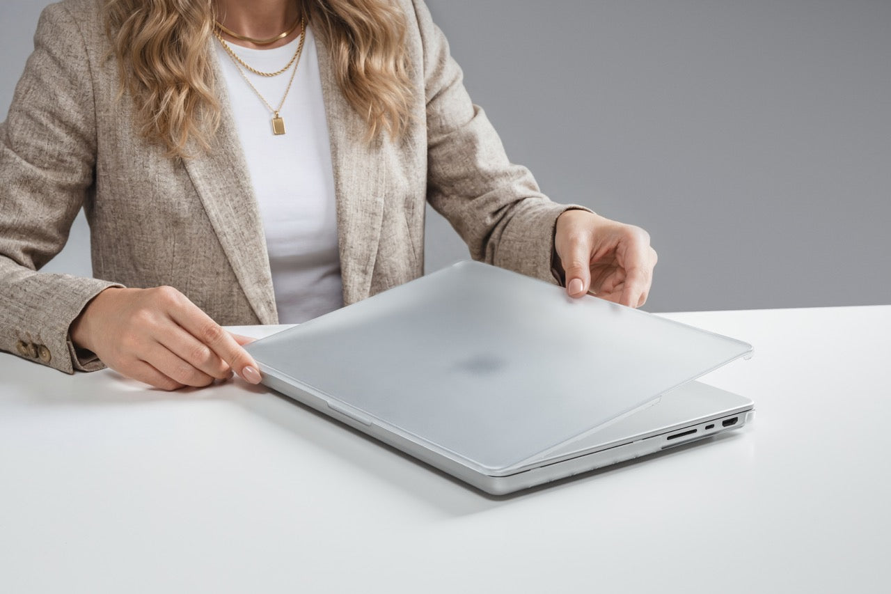 MAGEASY Aero Matte Protective Case for MacBook Neo 13" (A18 Pro, 2026) - Translucent