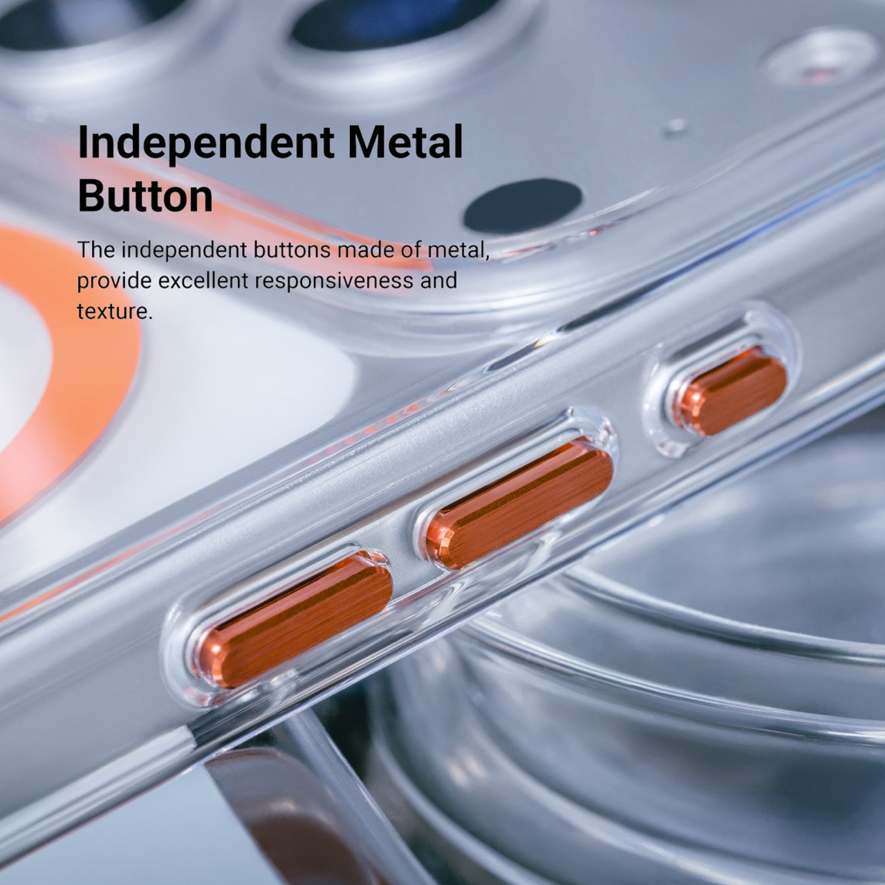 Mageasy Bright M Anti-Yellowing MagSafe Case for iPhone 17 Pro Max - Coral Ring