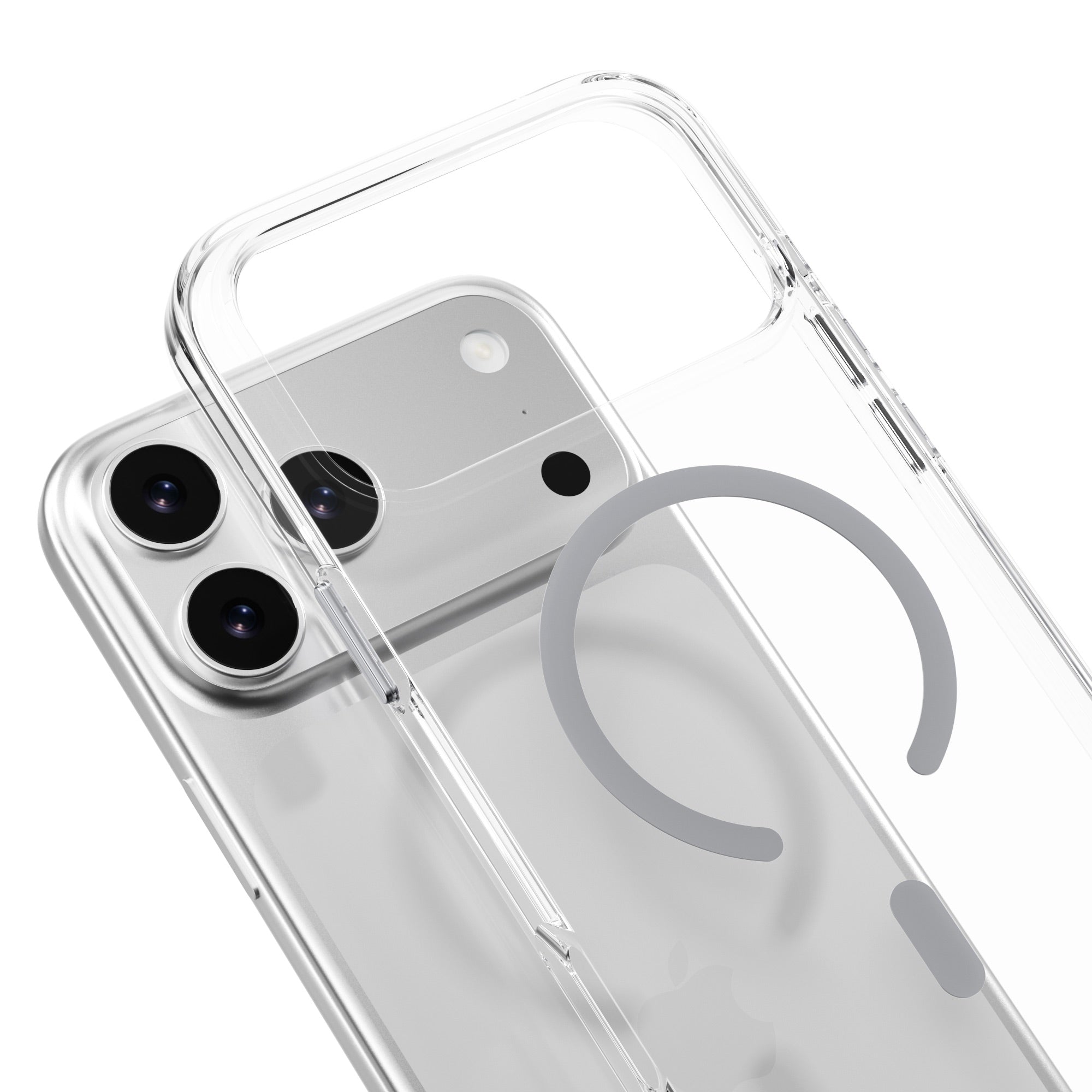 MAGEASY Bright M for iPhone 17 Pro Max Anti-Yellowing MagSafe Case - Mist Ring