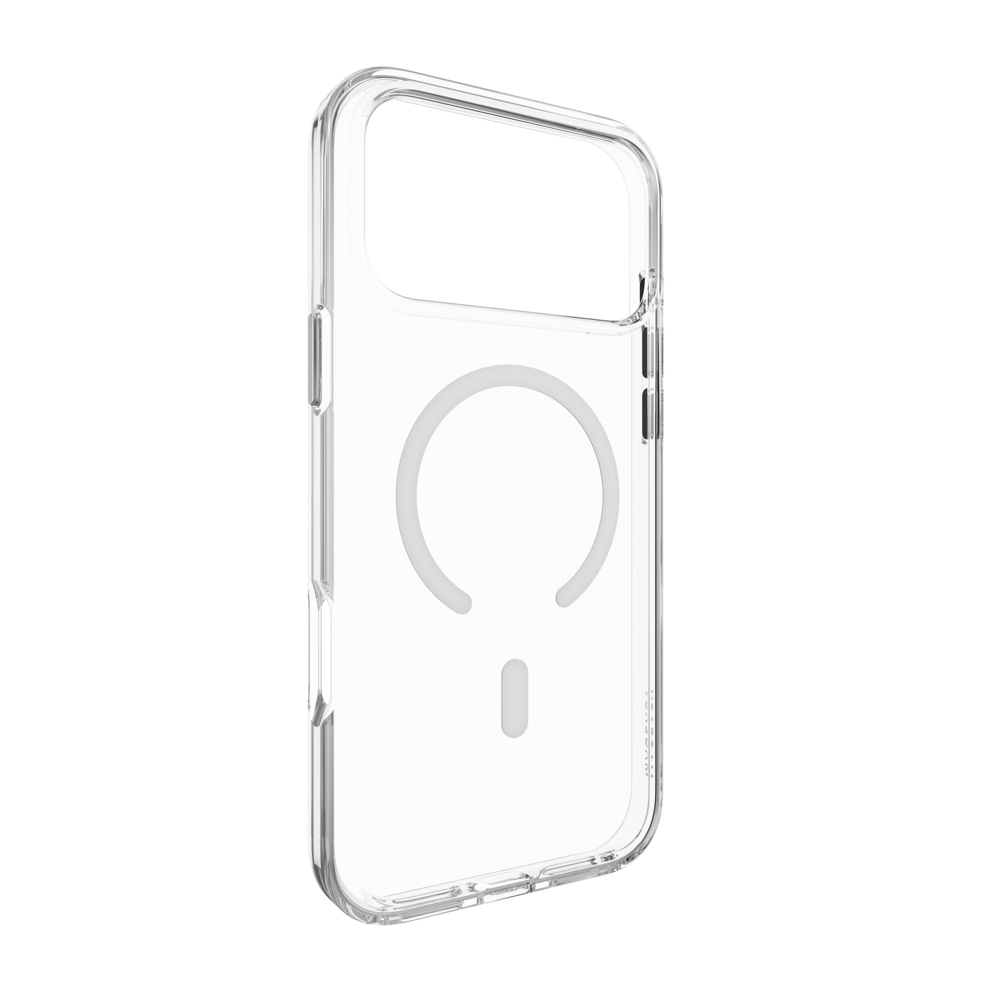 Mageasy Bright M Anti-Yellowing MagSafe Case for iPhone 17 Pro Max - White Ring