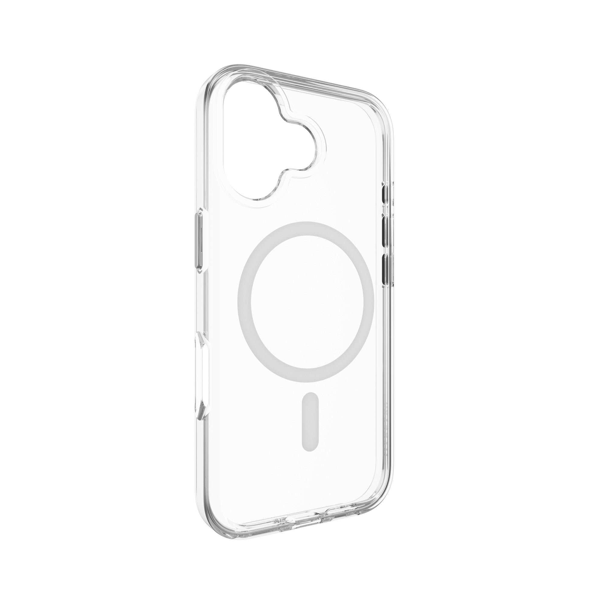 MAGEASY Bright M Anti-Yellowing MagSafe Case for iPhone 17 - White Ring